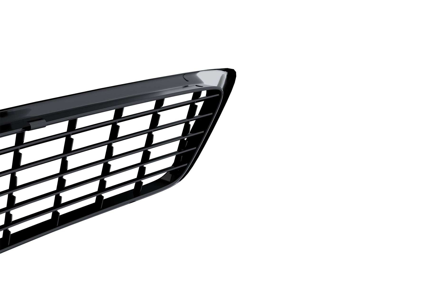 Premium ABS Gloss Black Horizontal Grille for Audi A4 / S4 1996-2002 | Direct Fit & UV-Resistant