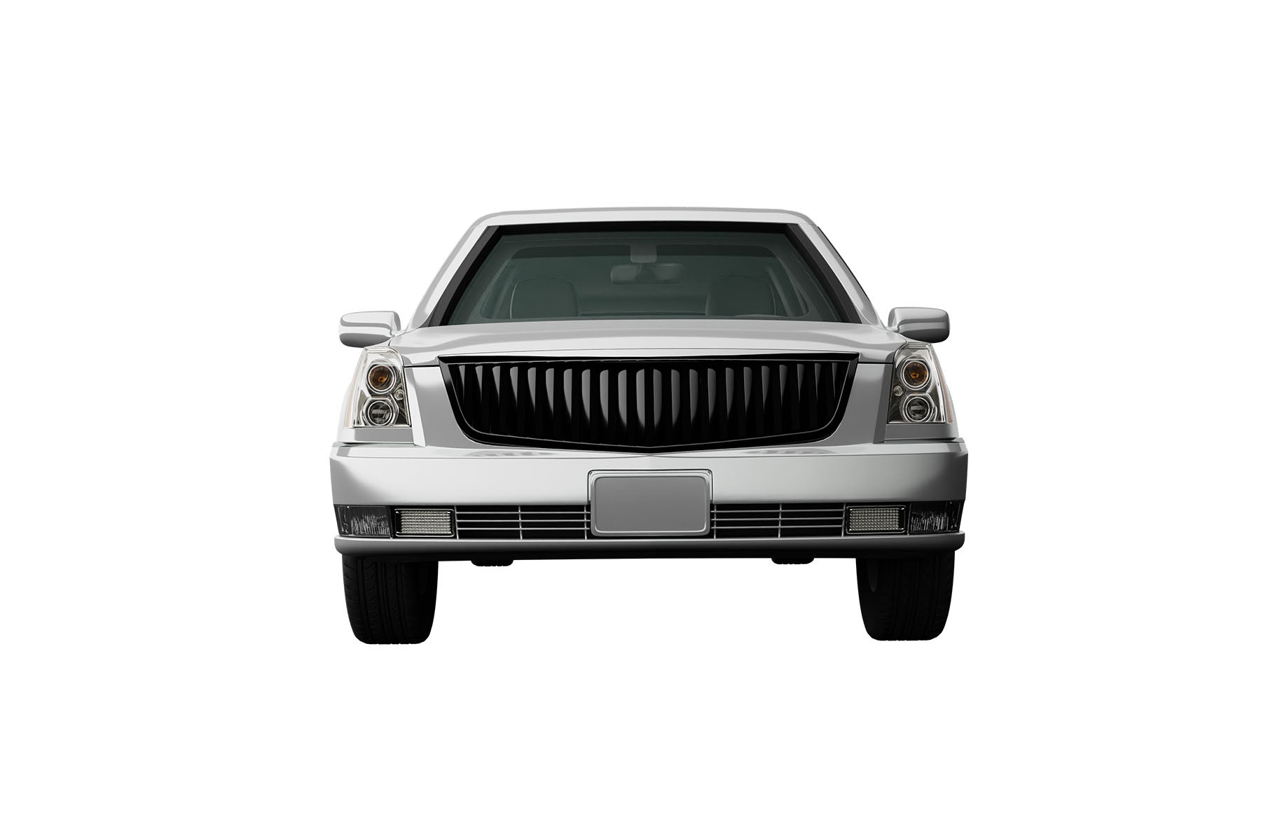 Premium ABS Gloss Black Vertical Grille for Cadillac DTS 2006-2011 | Direct Fit & UV-Resistant
