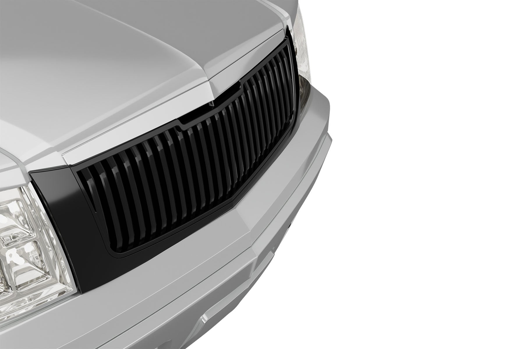 Premium ABS Gloss Black Vertical Grille for Cadillac Escalade 2002-2006 | Direct Fit & UV-Resistant