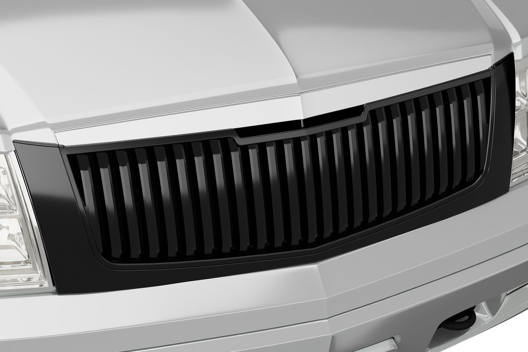 Premium ABS Gloss Black Vertical Grille for Cadillac Escalade 2002-2006 | Direct Fit & UV-Resistant