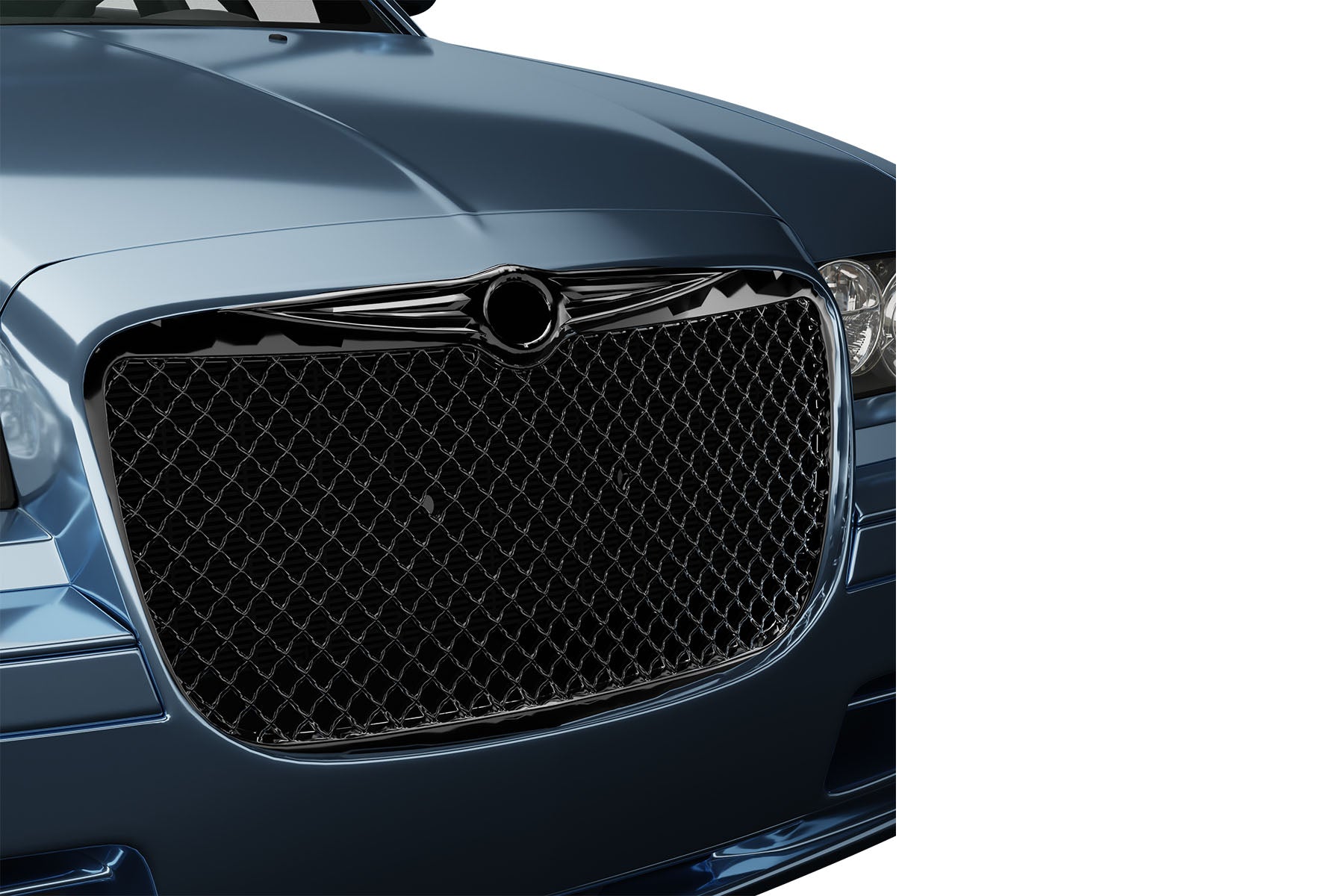 Premium ABS Gloss Black Sport Mesh Grille for Chrysler 300 2005-2010 | Direct Fit & UV-Resistant