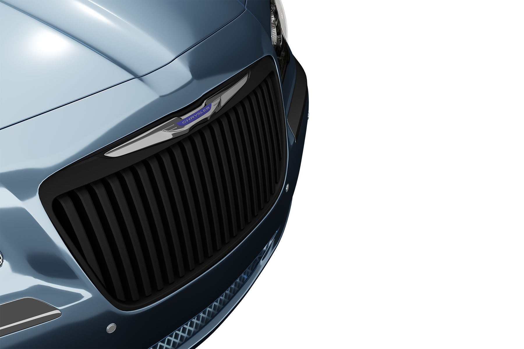 Premium ABS Matte Black Vertical Grille for Chrysler 300/300C 2011-2014 | Direct Fit & UV-Resistant