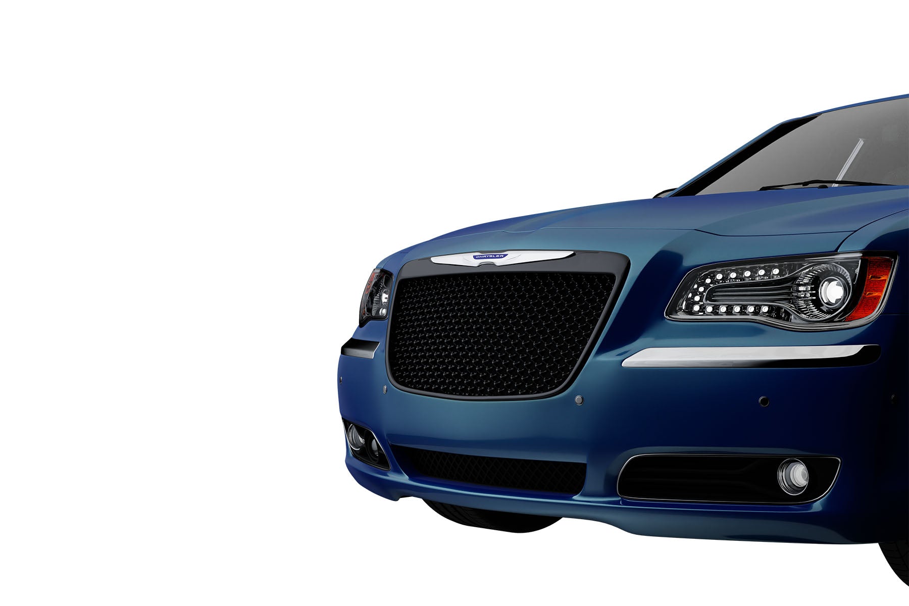Premium ABS Gloss Black Sport Mesh Grille for Chrysler 300 2011-2014 | Direct Fit & UV-Resistant