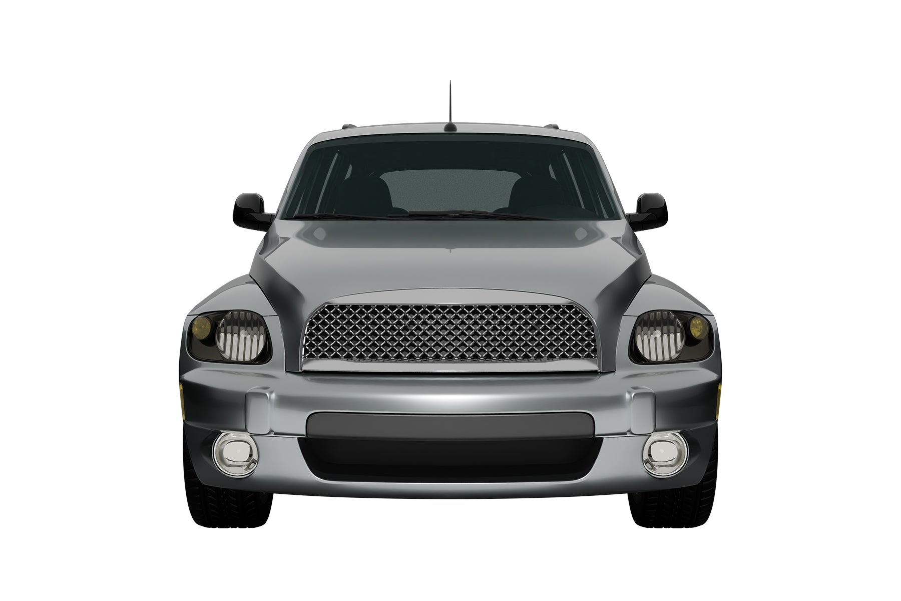 Premium ABS Chrome Sport Mesh Grille for Chevrolet HHR 2006-2011 | Direct Fit & UV-Resistant
