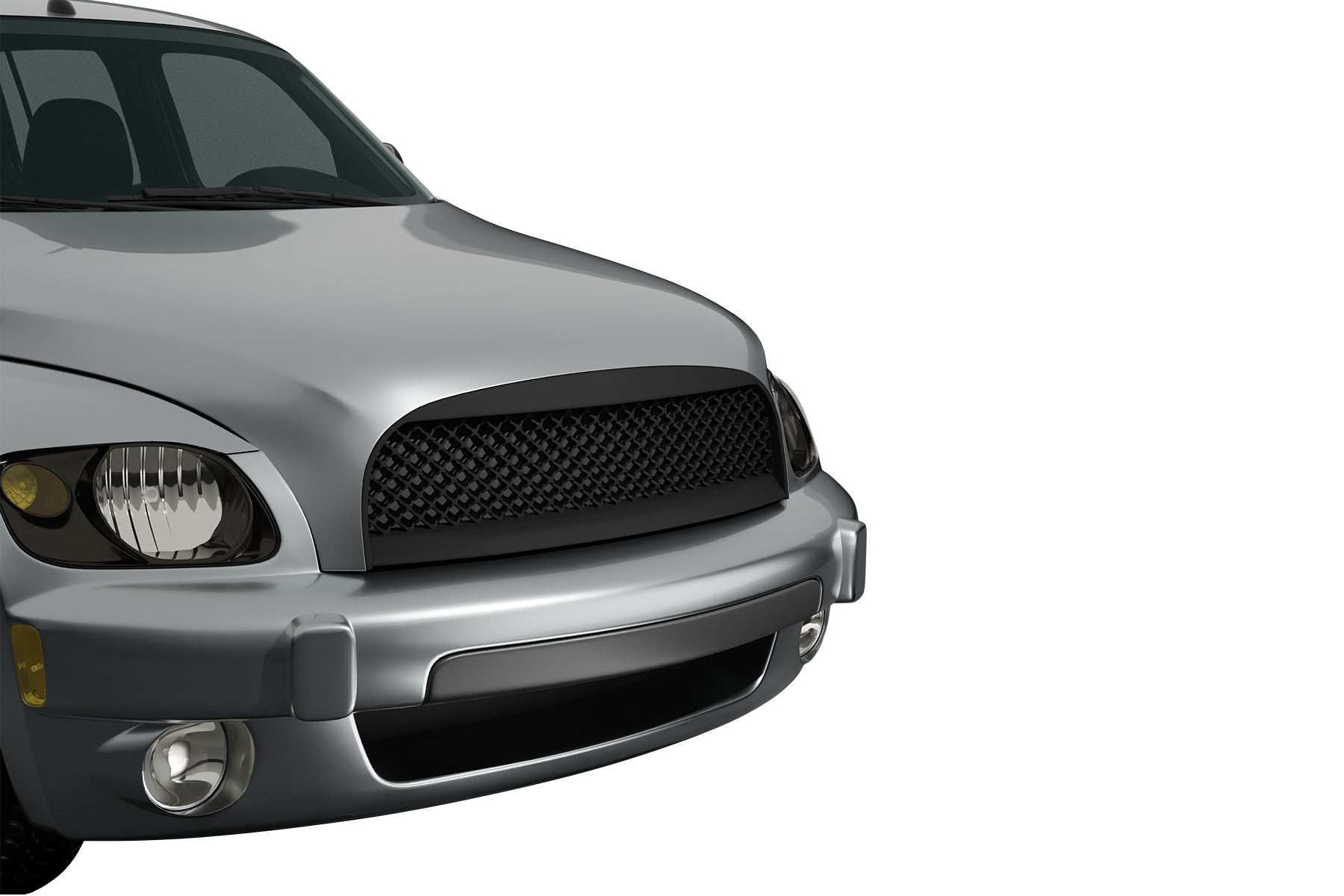 Premium ABS Matte Black Sport Mesh Grille for Chevrolet HHR 2006-2011 | Direct Fit & UV-Resistant