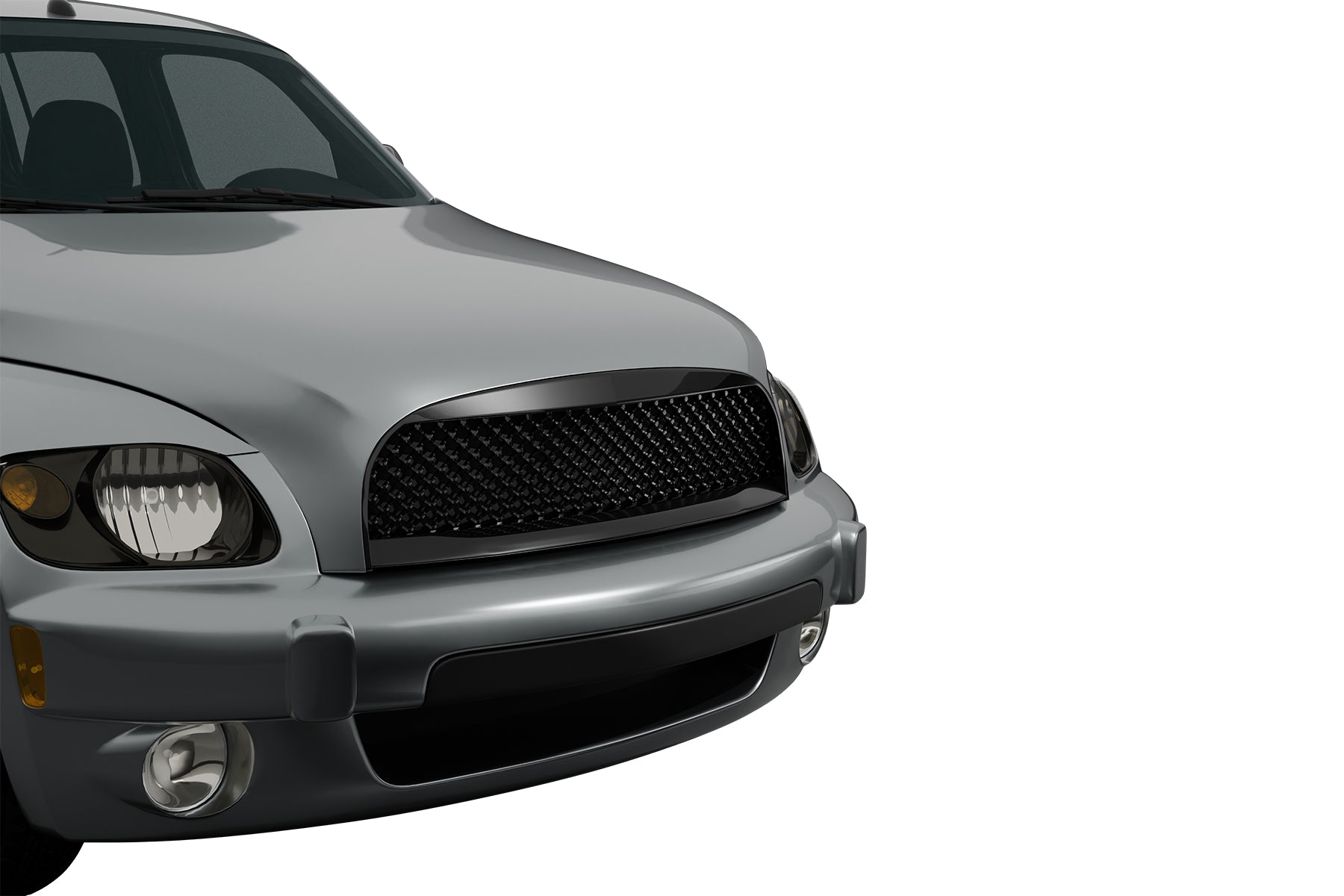Premium ABS Gloss Black Sport Mesh Grille for Chevrolet HHR 2006-2011 | Direct Fit & UV-Resistant