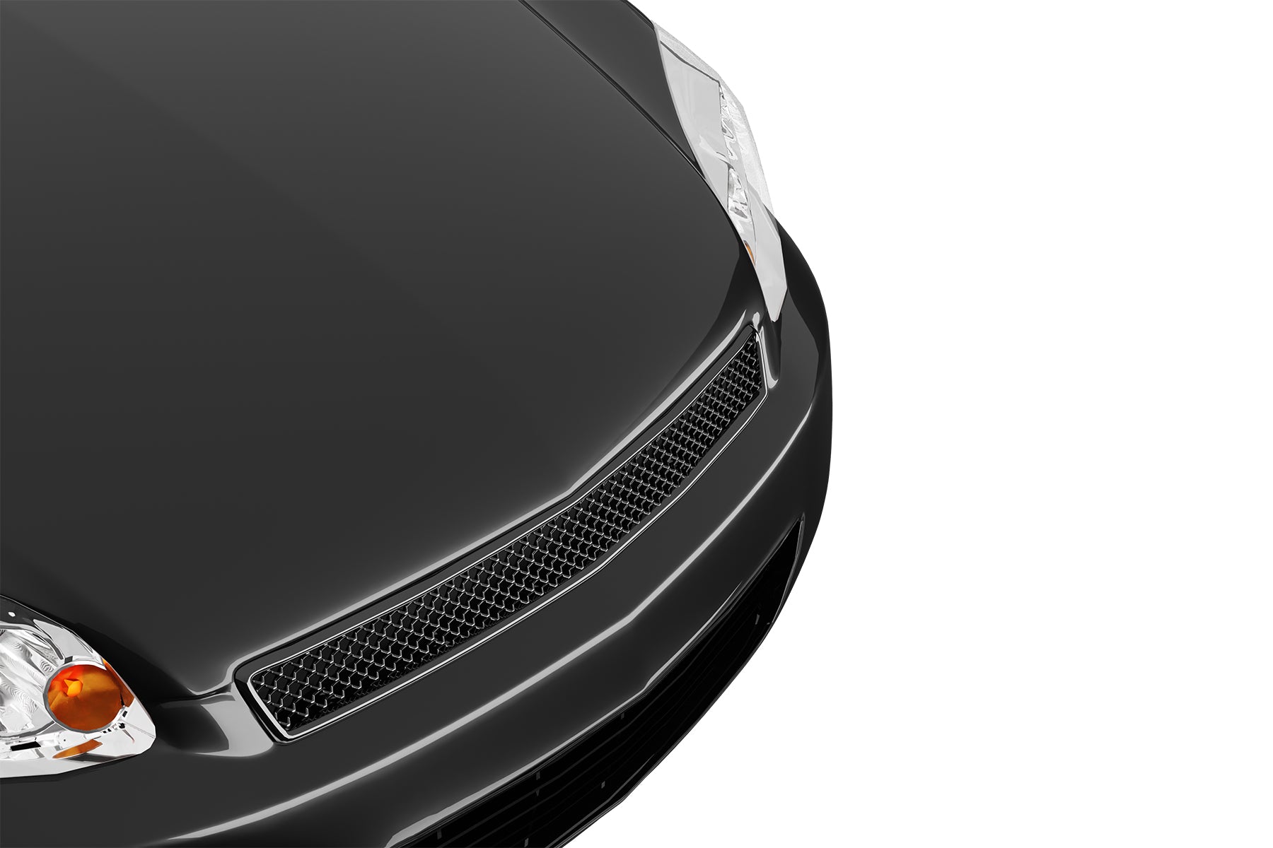 Premium ABS Glossy Black Sport Mesh Grille for Chevrolet Impala 2006-2016 | Direct Fit & UV-Resistant