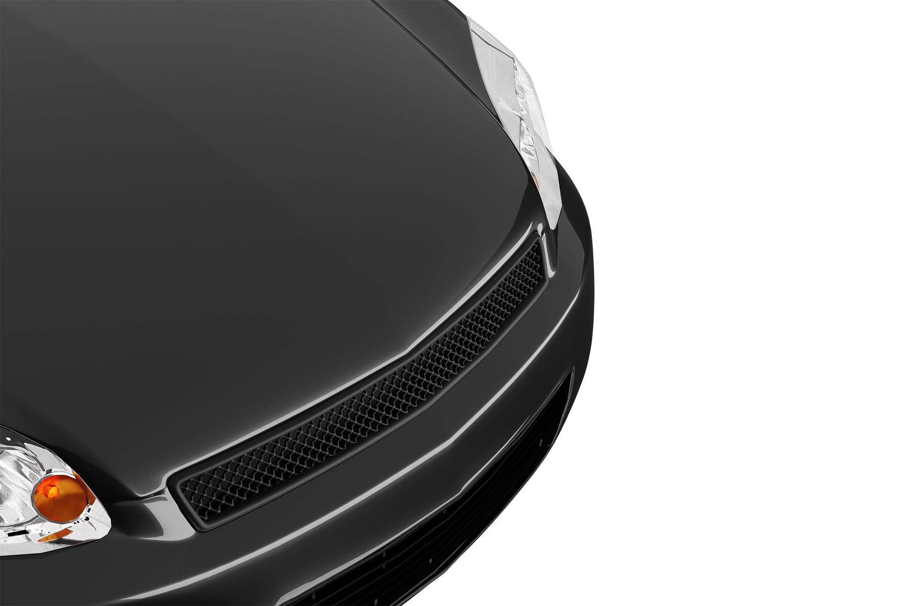 Premium ABS Matte Black Sport Mesh Grille for 2006-2016 Chevy Impala | Direct Fit & UV-Resistant