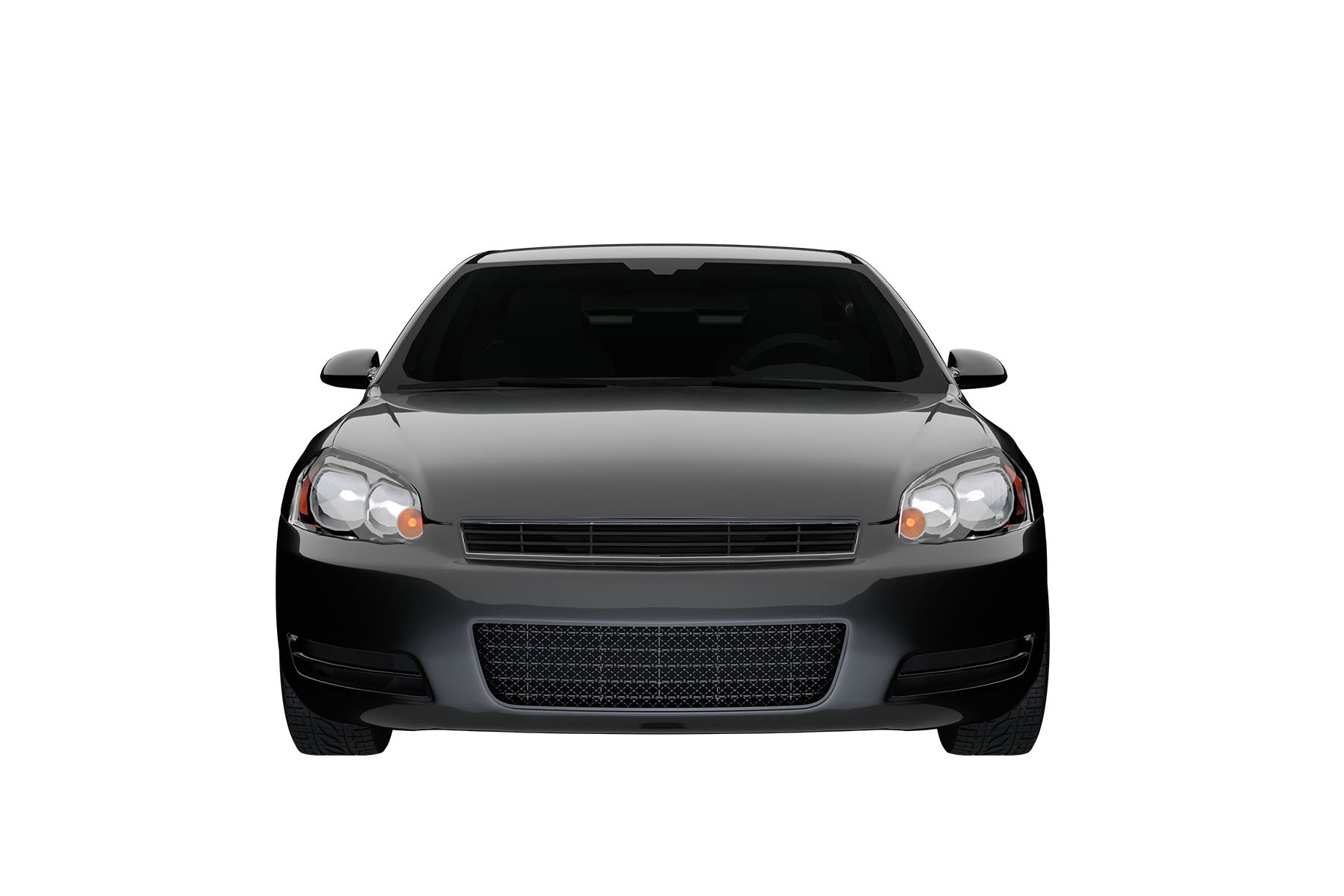 Premium ABS Gloss Black Sport Mesh Grille for Chevrolet Impala 2006-2016 | Direct Fit & UV-Resistant