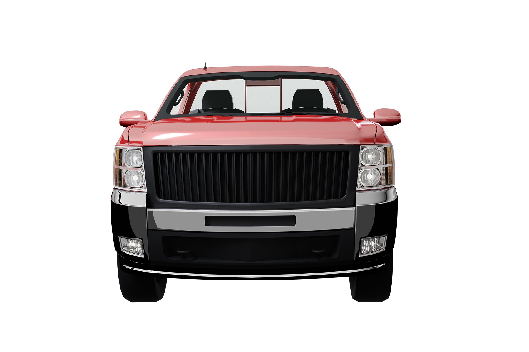 Premium ABS Matte Black Vertical Grille for Chevrolet Silverado 1500 2007-2013 | Direct Fit & UV-Resistant