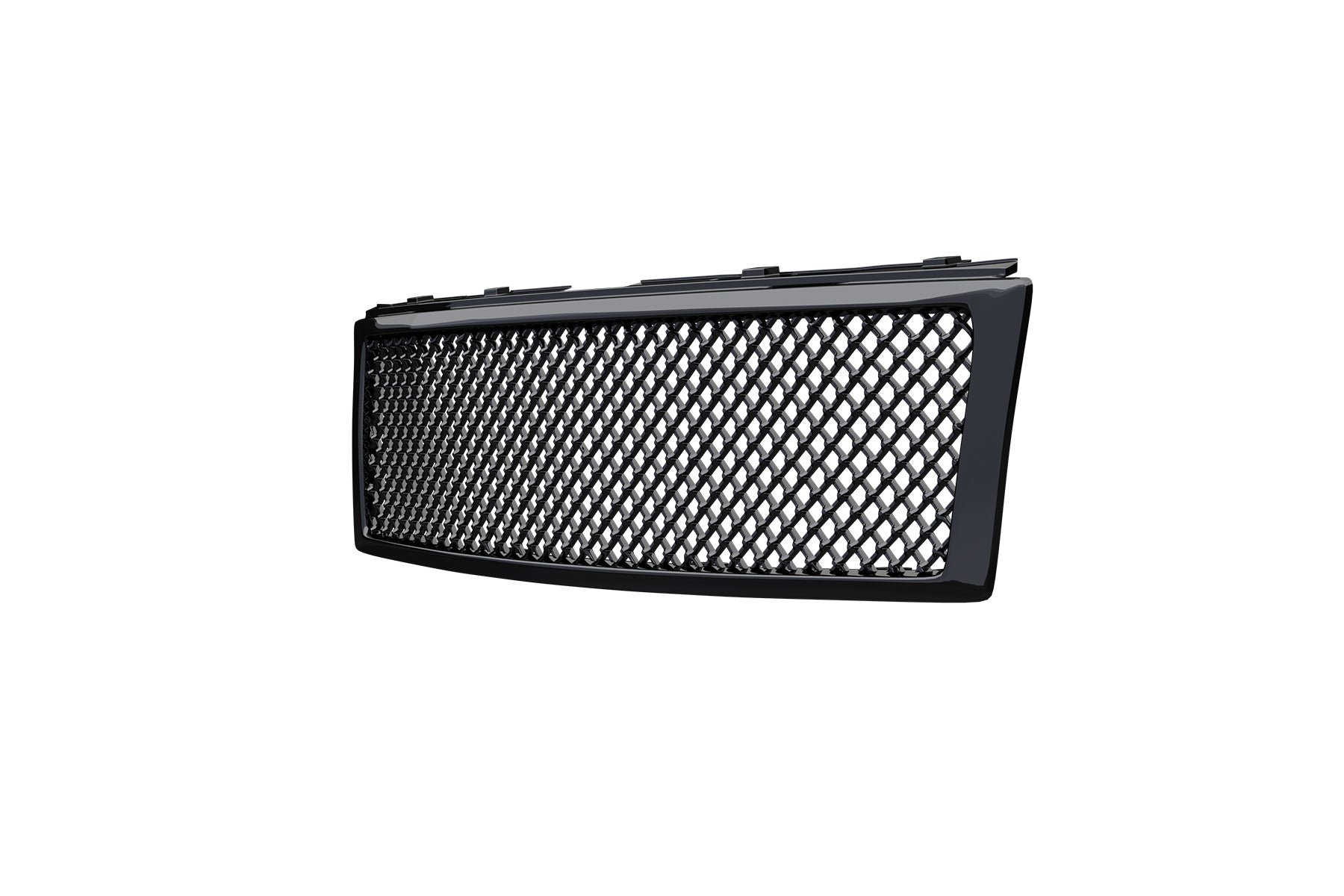 Premium ABS Gloss Black Sport Mesh Grille for Chevrolet Silverado 1500 2007-2013 | Direct Fit & UV-Resistant