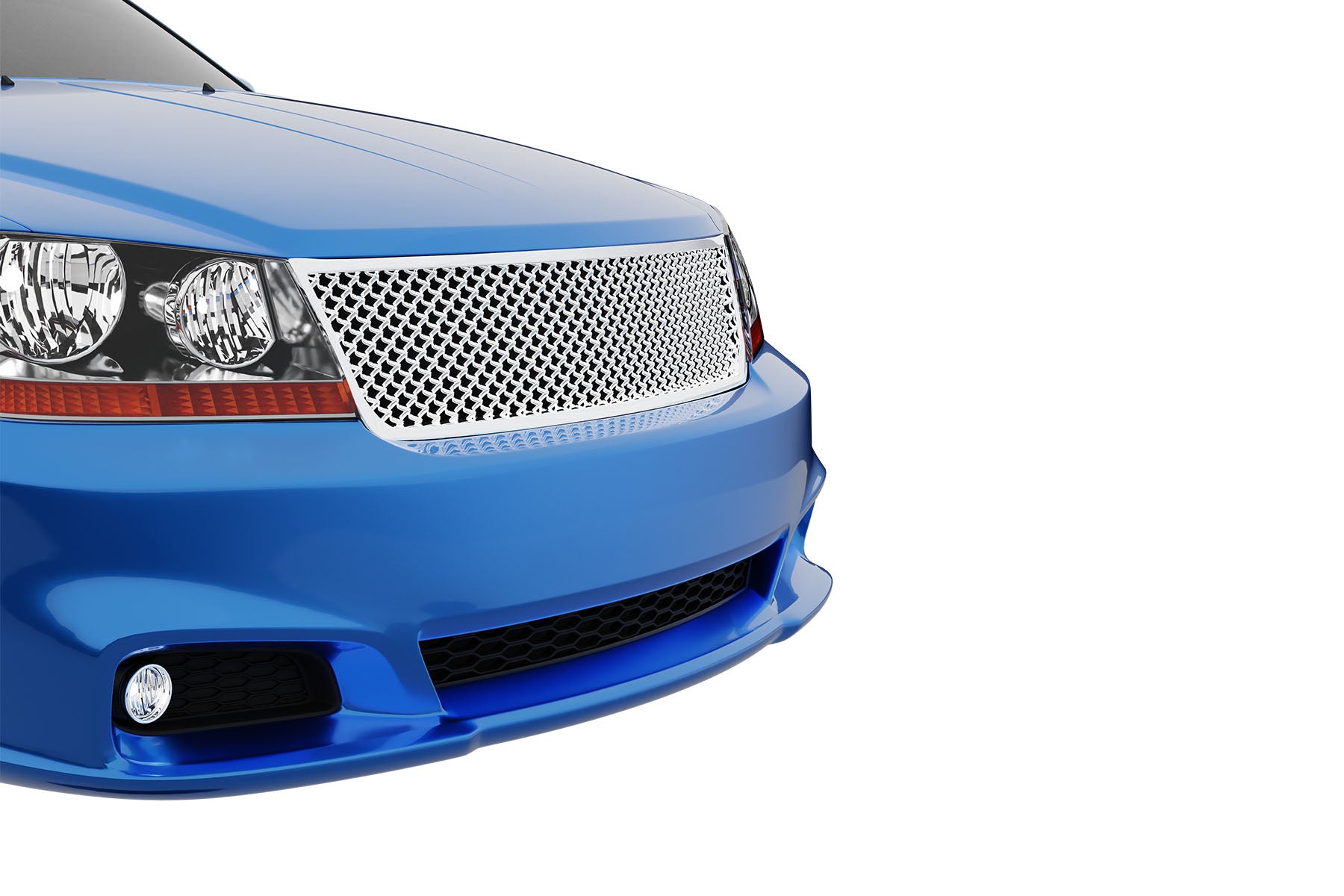 Premium ABS Chrome Sport Mesh Grille for 2008-2010 Dodge Avenger | Direct Fit & LED-Ready
