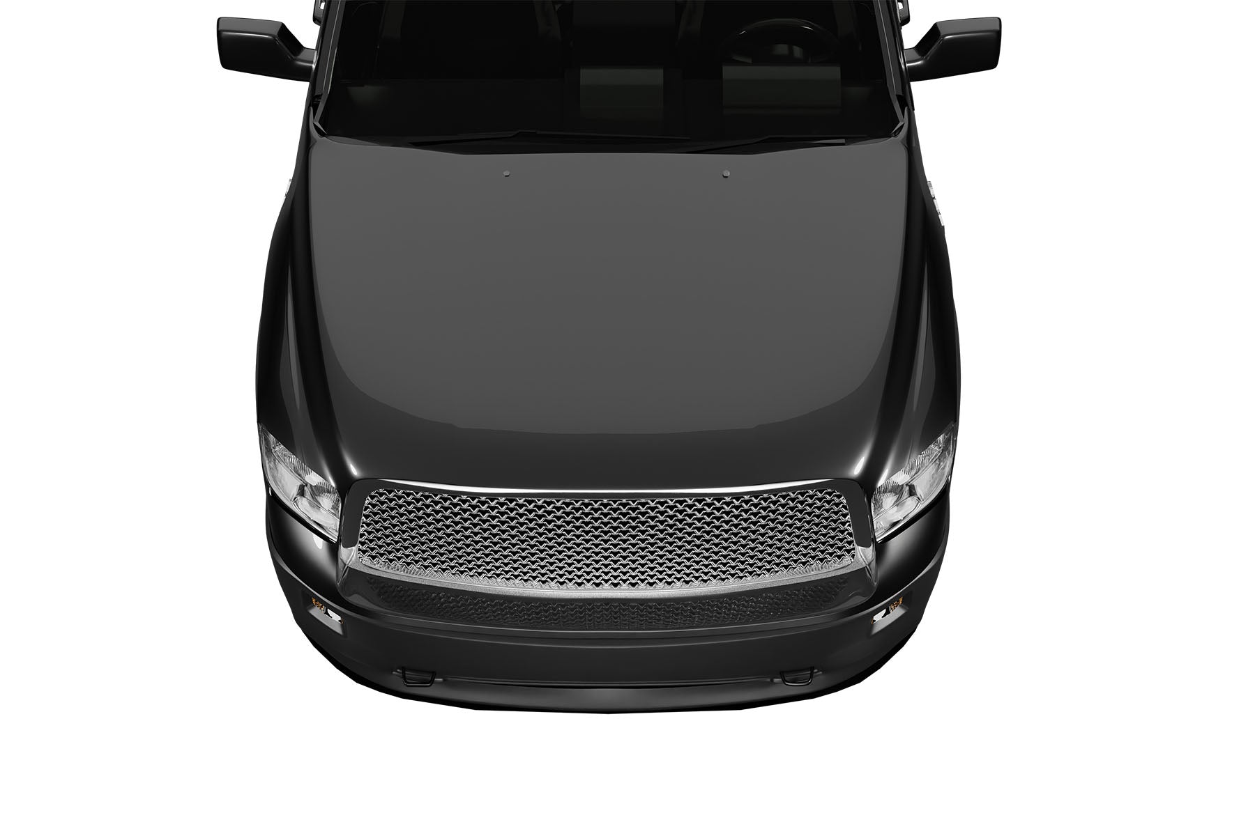 Premium ABS Chrome Sport Mesh Grille for 2009-2012 Dodge Ram 1500 | Direct Fit & UV-Resistant