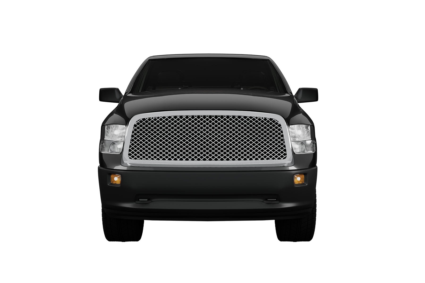 Premium ABS Chrome Sport Mesh Grille for 2009-2012 Dodge Ram 1500 | Direct Fit & UV-Resistant