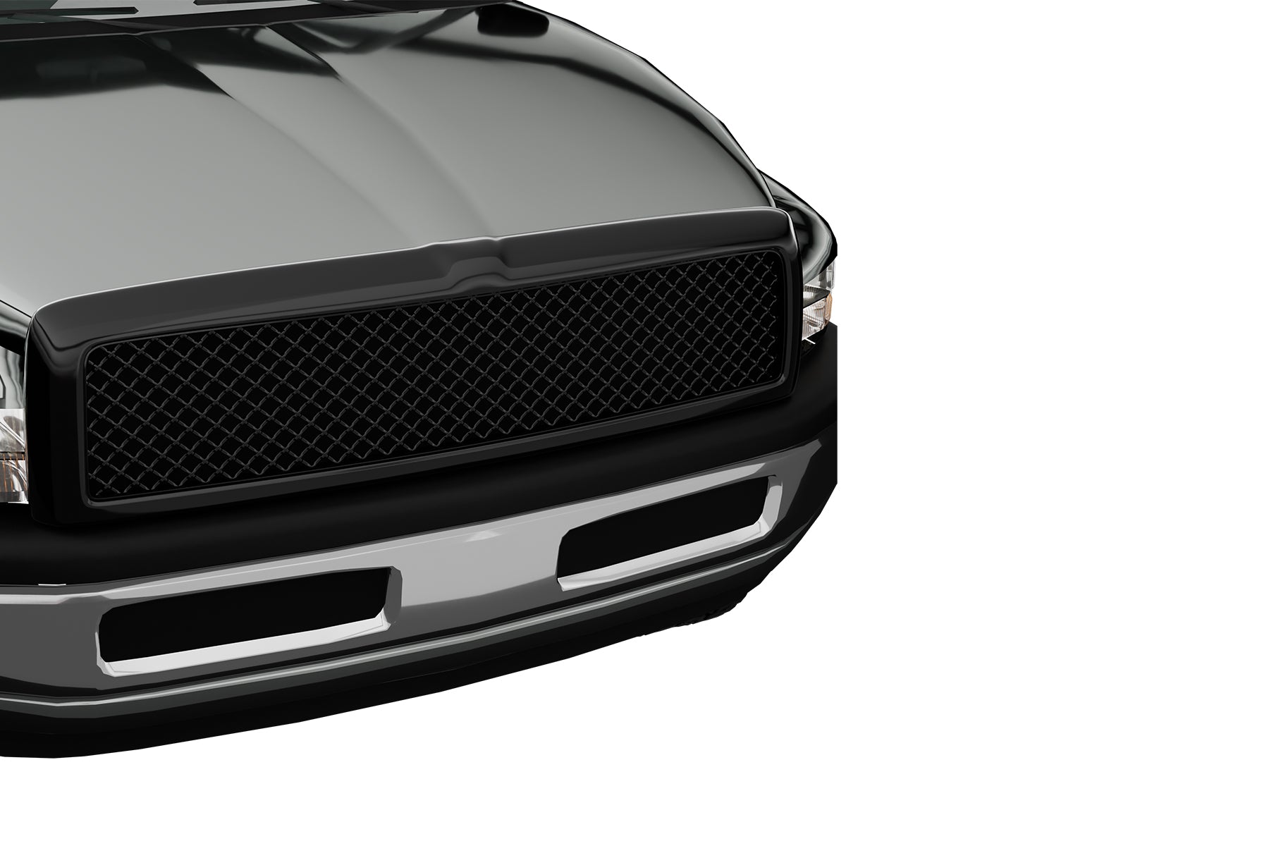 Premium ABS Gloss Black Sport Mesh Grille for Dodge Ram 1994-2002 | Direct Fit & UV-Resistant