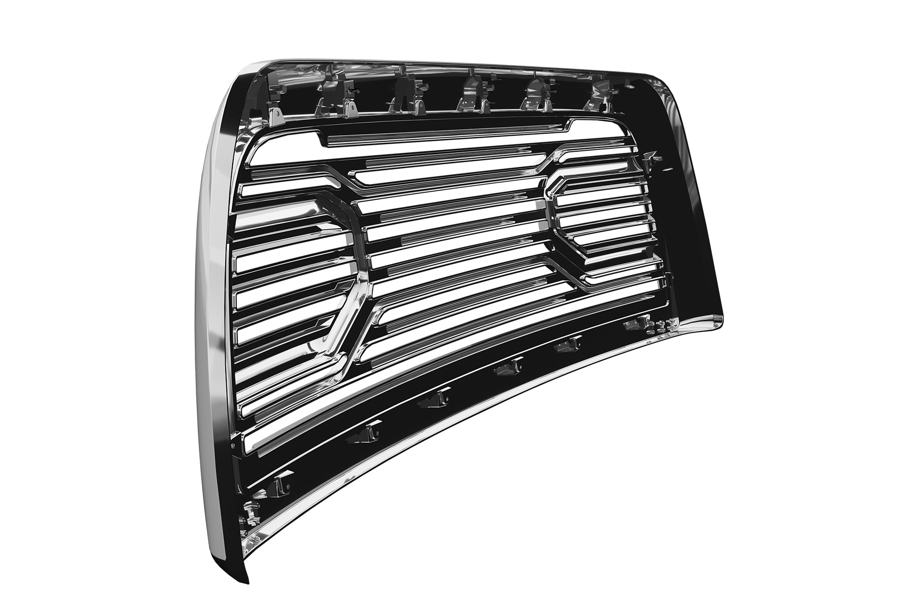 Premium ABS Chrome Big Horn Style Grille for 2010-2018 Dodge Ram 2500/3500/4500/5500 | Direct Fit & UV-Resistant