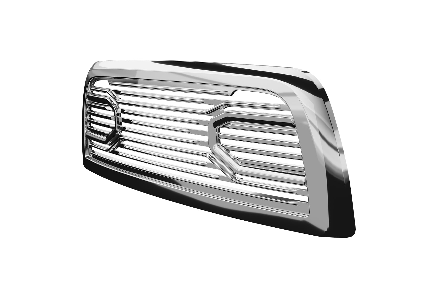 Premium ABS Chrome Big Horn Style Grille for 2010-2018 Dodge Ram 2500/3500/4500/5500 | Direct Fit & UV-Resistant