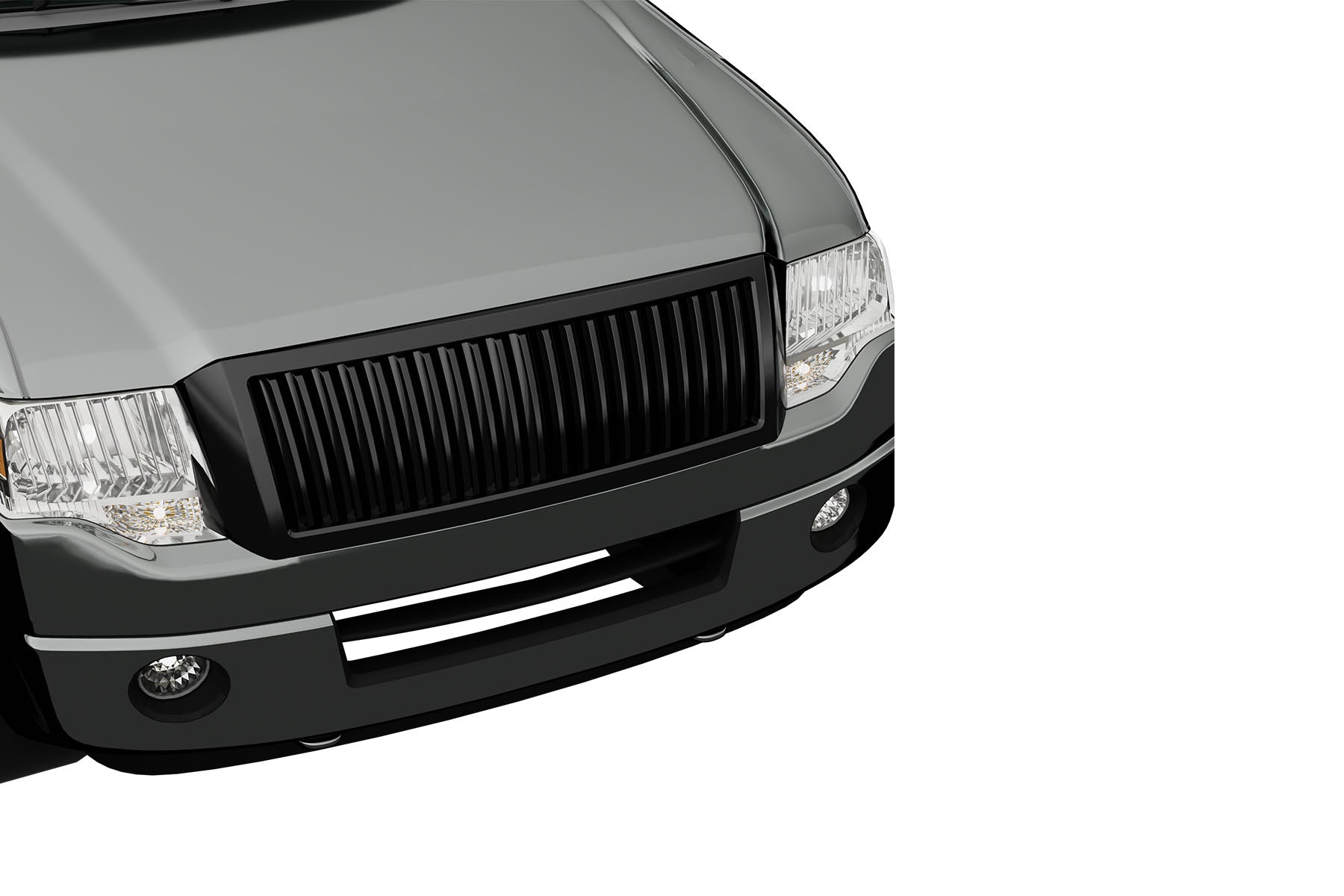 Premium ABS Gloss Black Vertical Grille for Ford Expedition 2007-2014 | Direct Fit & UV-Resistant
