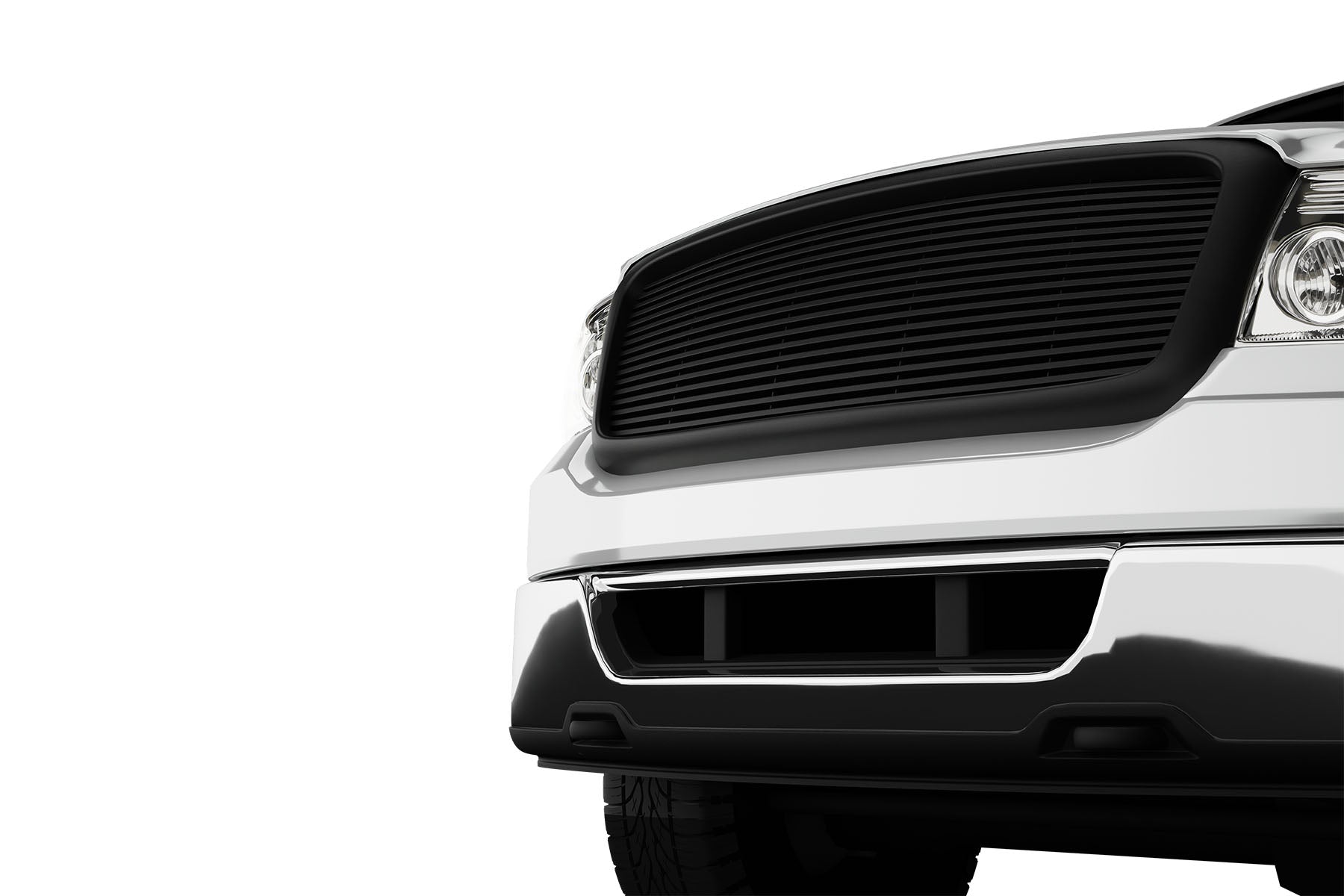 Premium ABS Matte Black Horizontal Grille for Ford F-150 2004-2008 | Direct Fit & UV-Resistant
