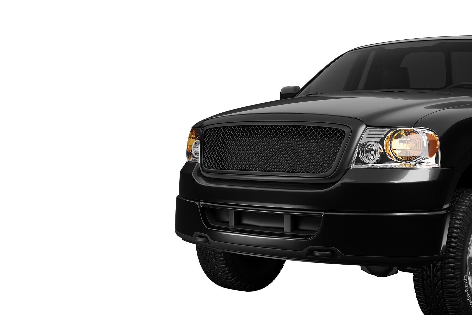Premium ABS Matte Black Sport Mesh Grille for Ford F-150 2004-2008 | Direct Fit & UV-Resistant