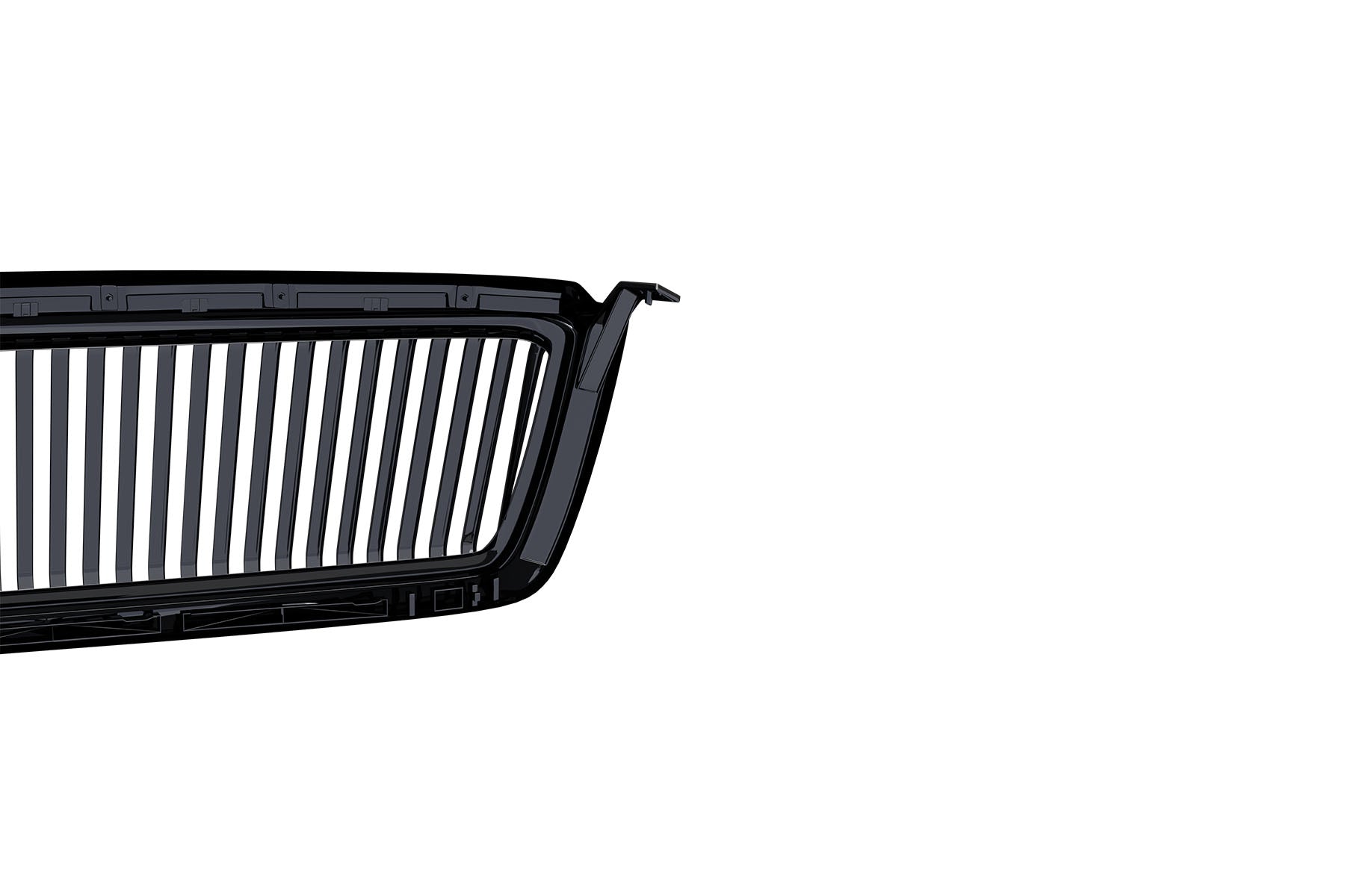 Premium ABS Gloss Black Vertical Grille for Ford F-150 2004-2008 | Direct Fit & UV-Resistant