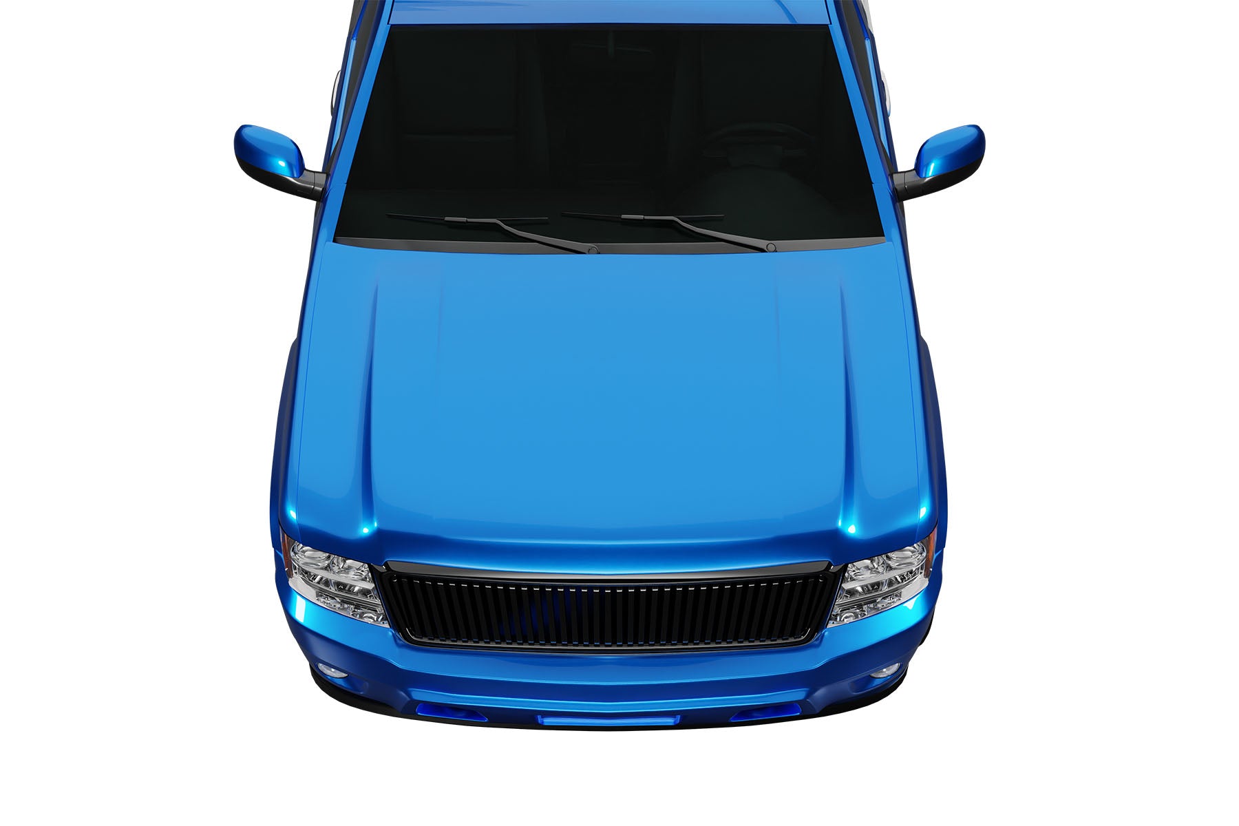 Premium ABS Gloss Black Vertical Grille for Ford F-150 2004-2008 | Direct Fit & UV-Resistant