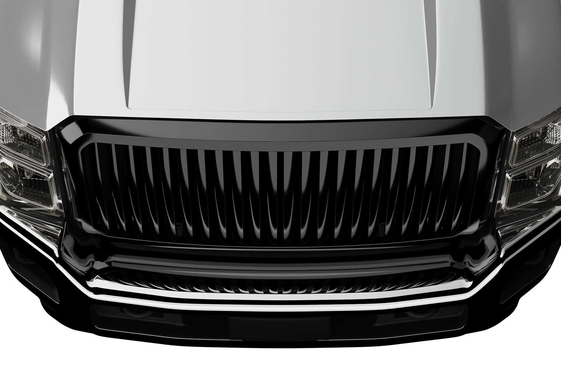 Premium ABS Gloss Black Vertical Grille for Ford F250/F350 Super Duty 2011-2016 | Direct Fit & UV-Resistant