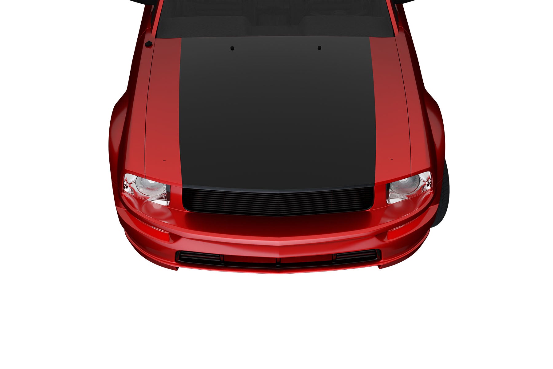 Premium ABS Gloss Black Sport Mesh Grille for Ford Mustang 2005-2009 | Direct Fit & UV-Resistant
