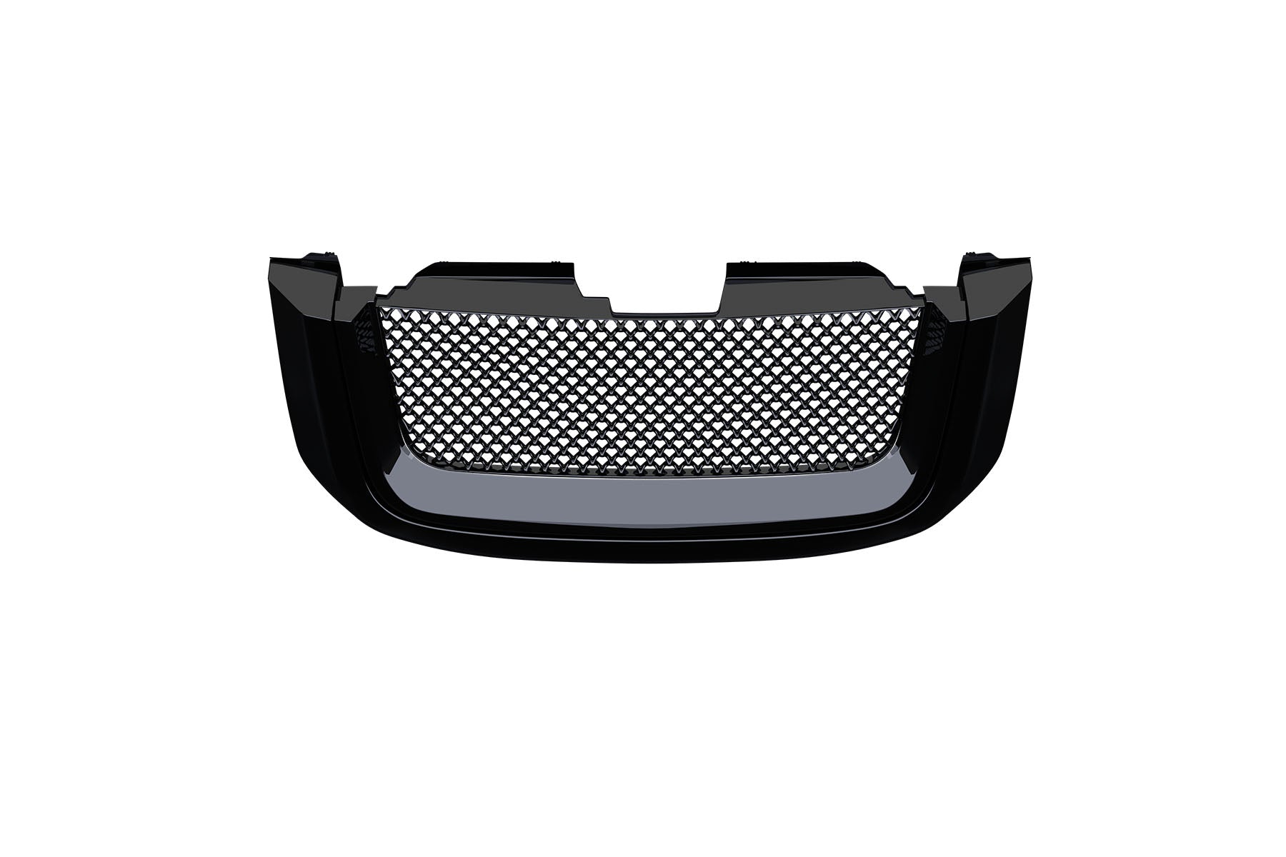 Premium ABS Gloss Black Sport Mesh Grille for GMC Envoy 2002-2008 | Direct Fit & UV-Resistant