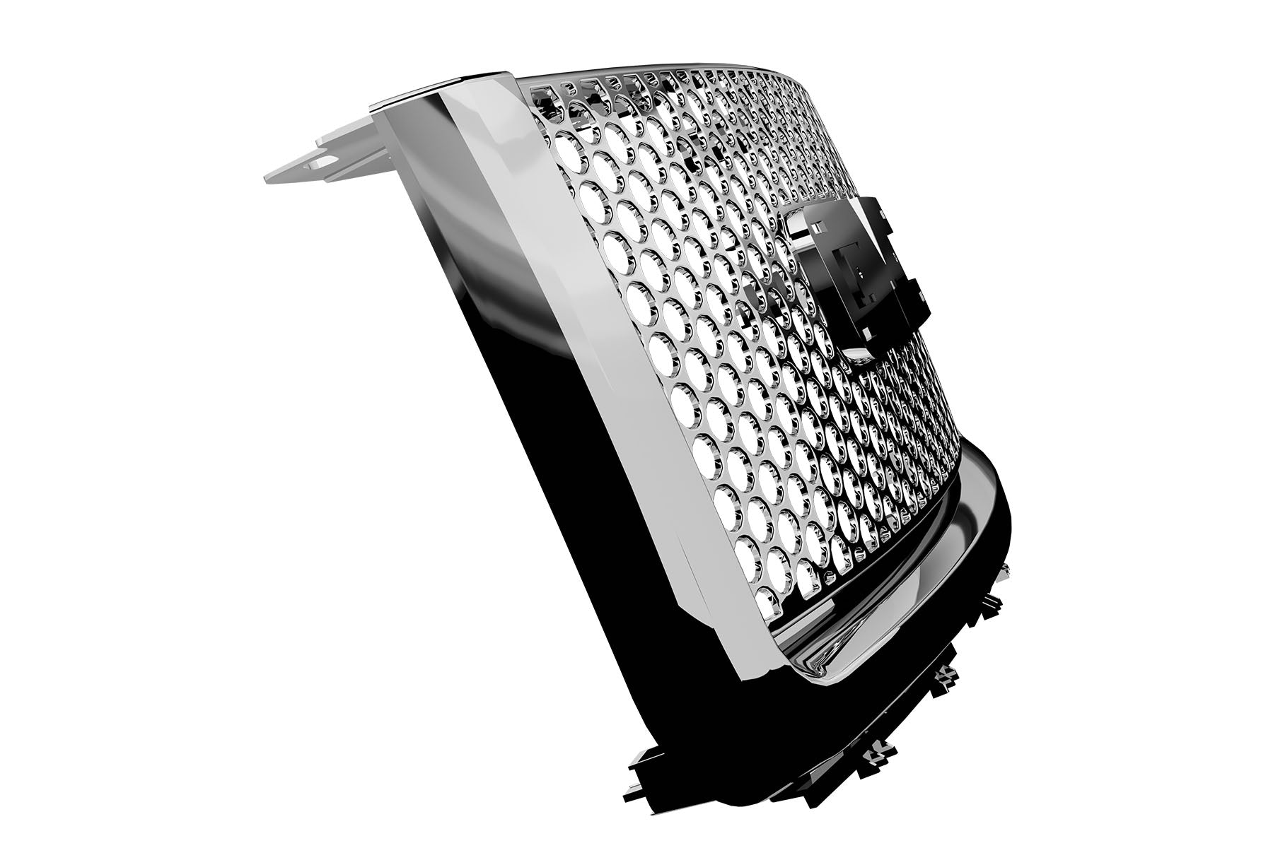 Premium ABS Chrome Round Hole Mesh Grille for GMC Sierra 1500 2007-2013 | Direct Fit & Emblem-Ready