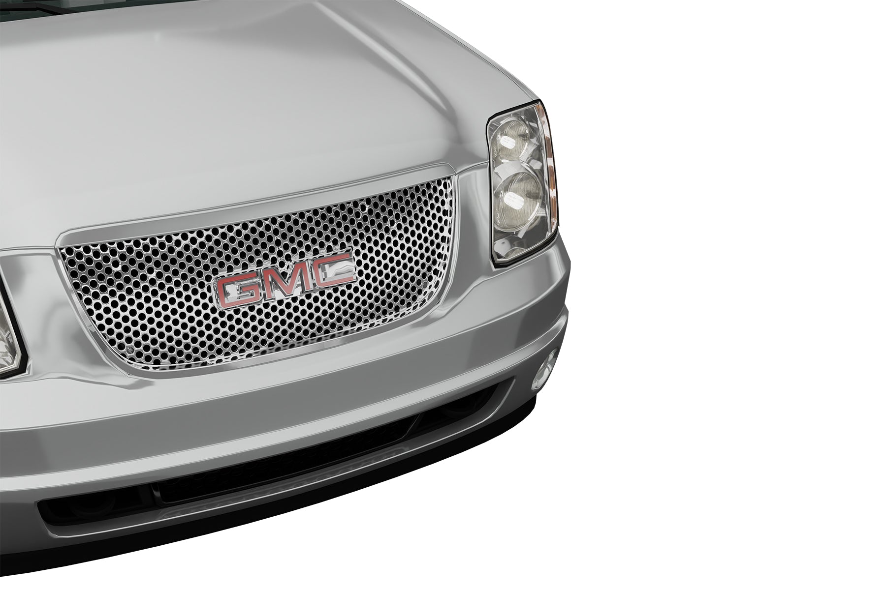 Premium ABS Chrome Round Hole Mesh Grille for GMC Yukon/Denali 2007-2014 | Direct Fit & UV-Resistant
