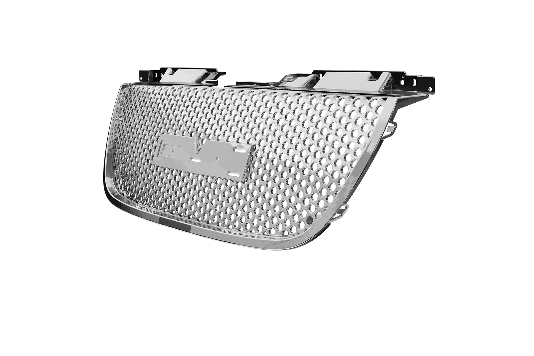 Premium ABS Chrome Round Hole Mesh Grille for GMC Yukon/Denali 2007-2014 | Direct Fit & UV-Resistant