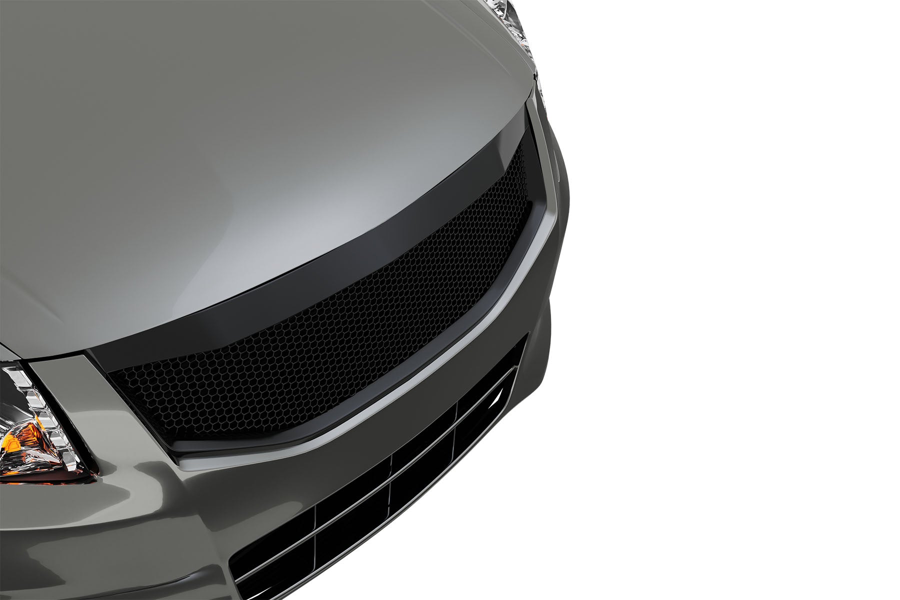 Premium Aluminum Glossy Black Sport Mesh Grille for Honda Accord 2011-2012 | Direct Fit & UV-Resistant