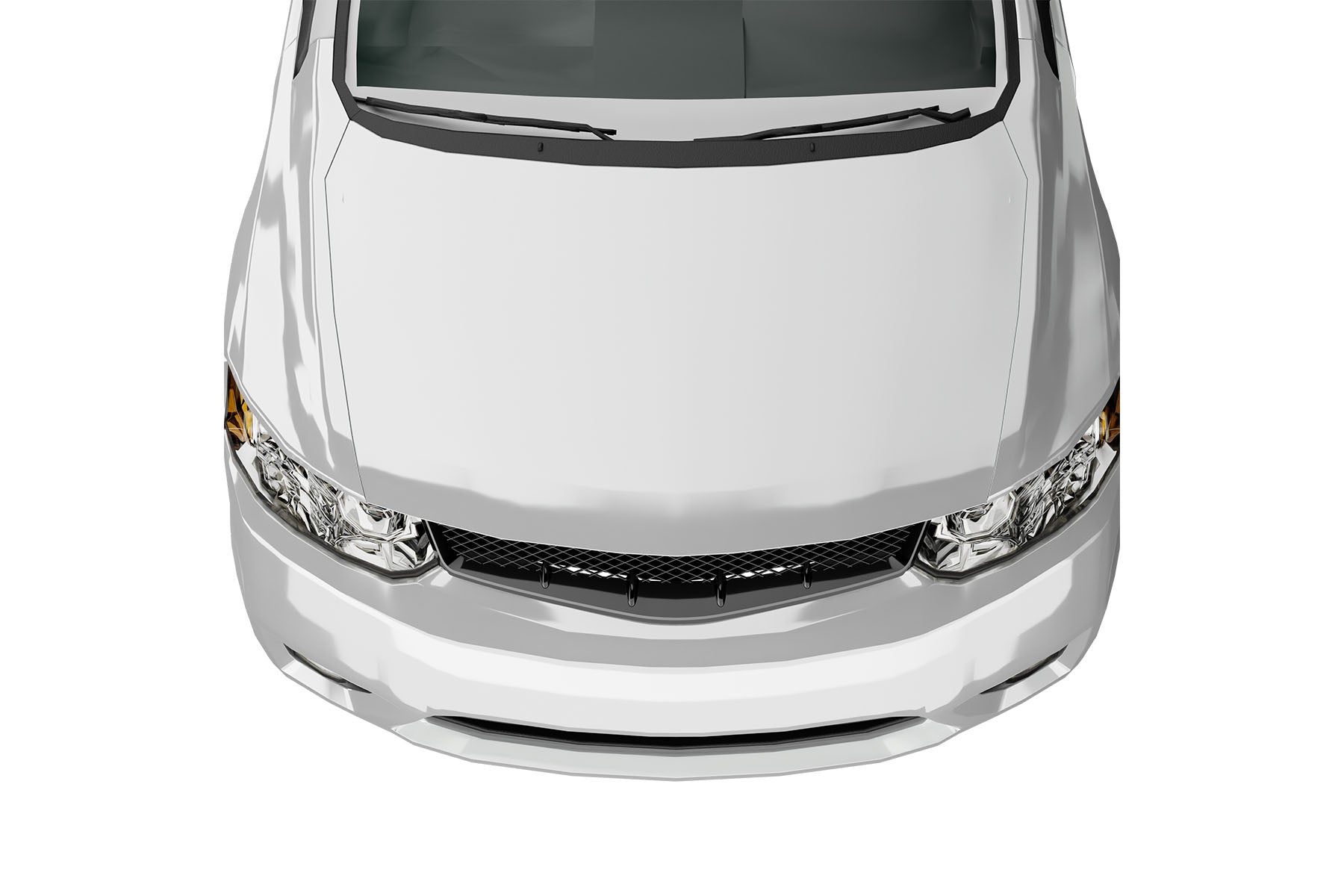 Premium ABS Gloss Black Sport Mesh Grille for Honda Civic 2006-2008 | Direct Fit & UV-Resistant