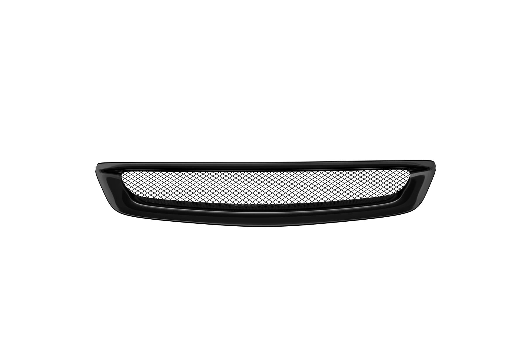 Premium Aluminum Gloss Black Mesh Grille for Honda Civic 1999-2000 | Direct Fit & UV-Resistant