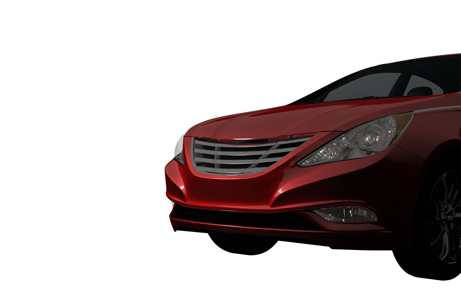Premium ABS Chrome Horizontal Grille for Hyundai Sonata 2010-2013 | Direct Fit & UV-Resistant