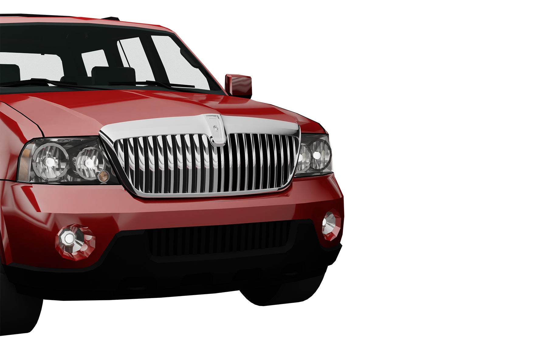 Premium ABS Chrome Vertical Front Grille for 1998-2002 Lincoln Navigator | Direct Fit & UV-Resistant