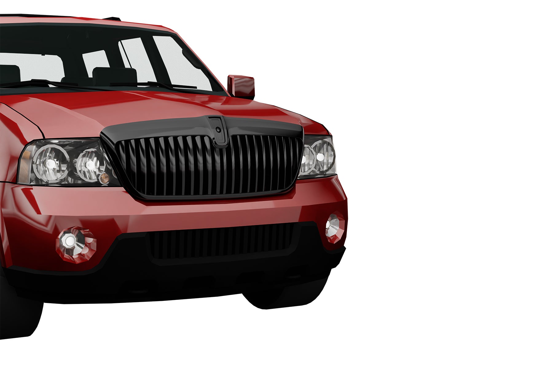 Premium ABS Gloss Black Vertical Grille for 1998-2002 Lincoln Navigator | Direct Fit & UV-Resistant