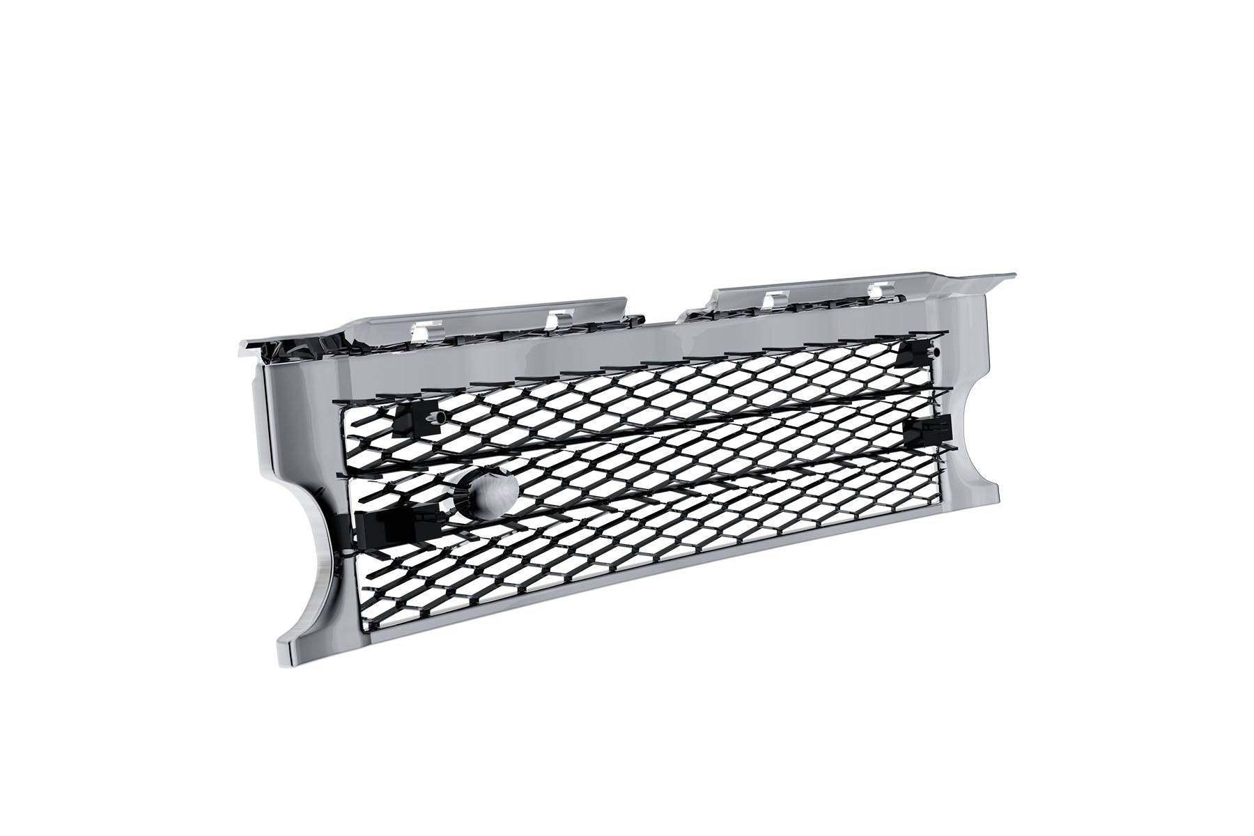 Premium ABS Chrome Black Honeycomb Mesh Grille for Land Rover LR3 Discovery 2005-2009 | Direct Fit & UV-Resistant