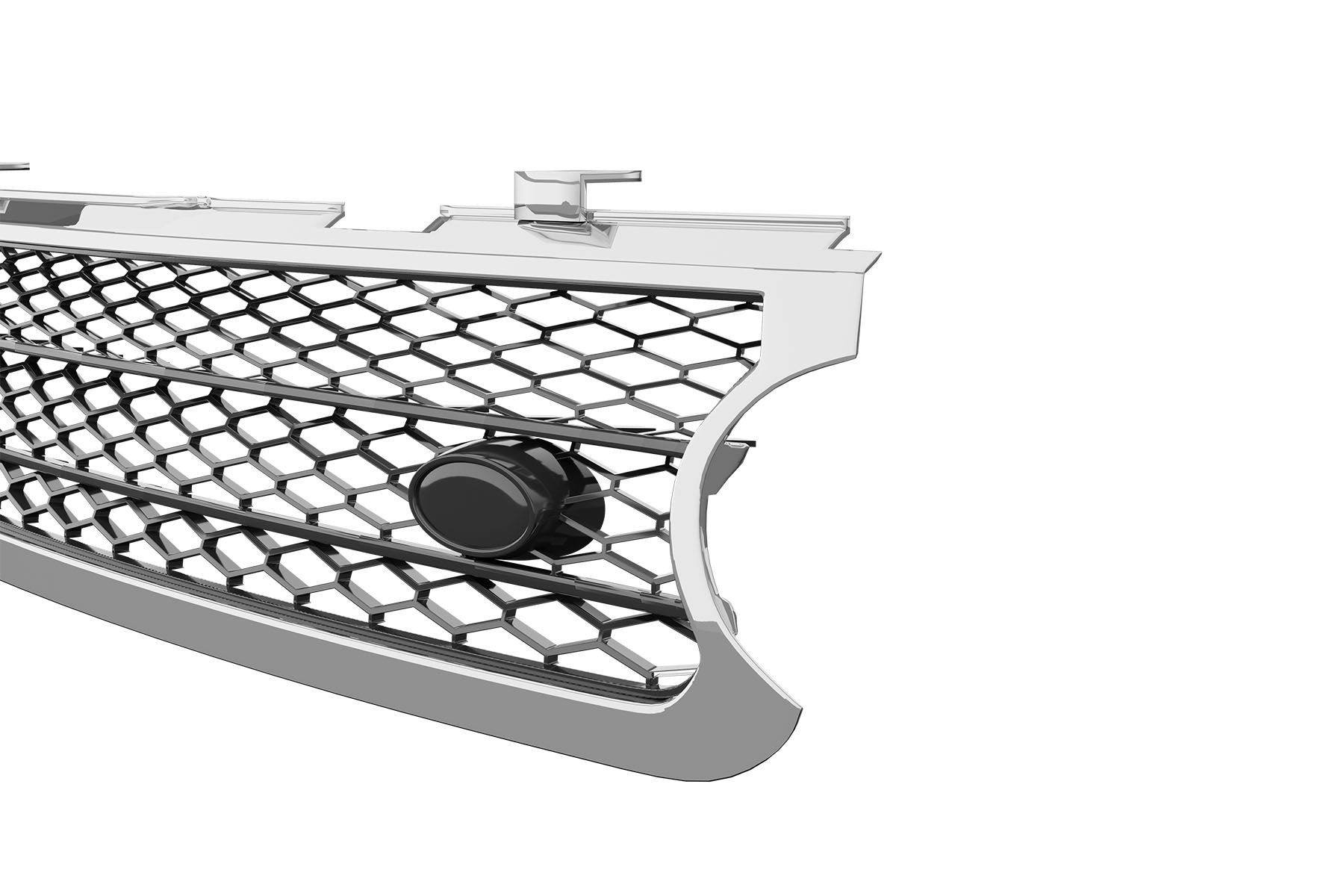 Premium ABS Gloss Black Honeycomb Mesh Grille for Land Rover Range Rover 2006-2009 | Direct Fit & UV-Resistant