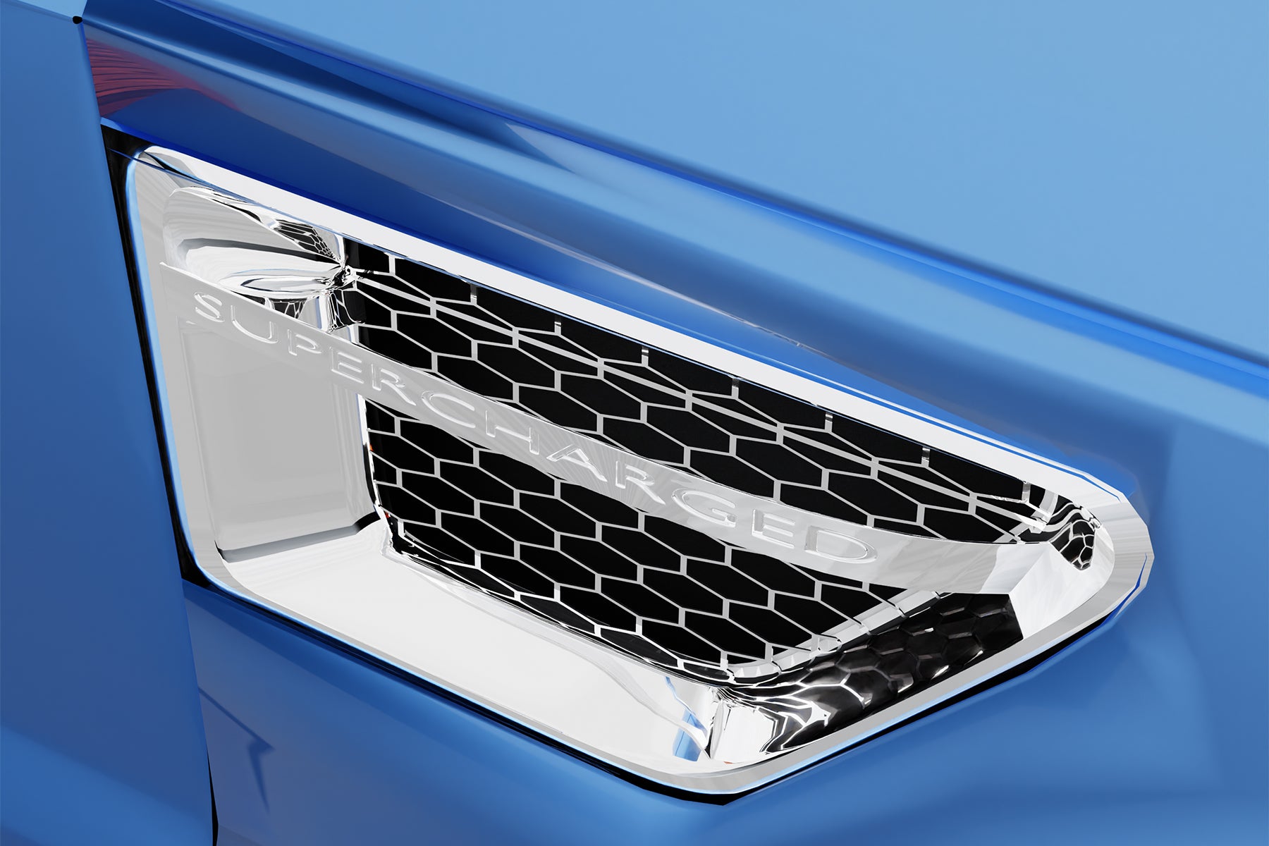 Premium ABS Chrome/Silver Honeycomb Mesh Grille for Land Rover Range Rover Sport 2006-2009 | Direct Fit & UV-Resistant