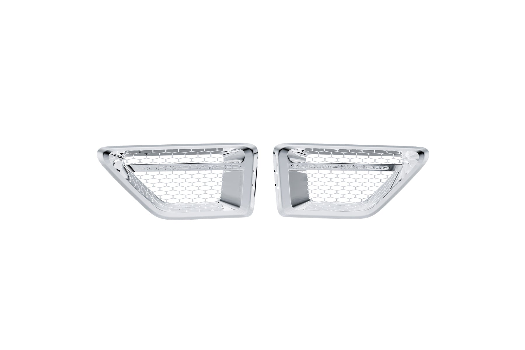 Premium ABS Chrome/Silver Honeycomb Mesh Grille for Land Rover Range Rover Sport 2006-2009 | Direct Fit & UV-Resistant