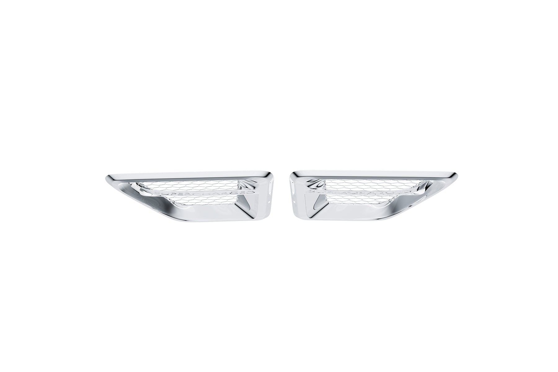 Premium ABS Chrome/Silver Honeycomb Mesh Grille for Land Rover Range Rover Sport 2006-2009 | Direct Fit & UV-Resistant