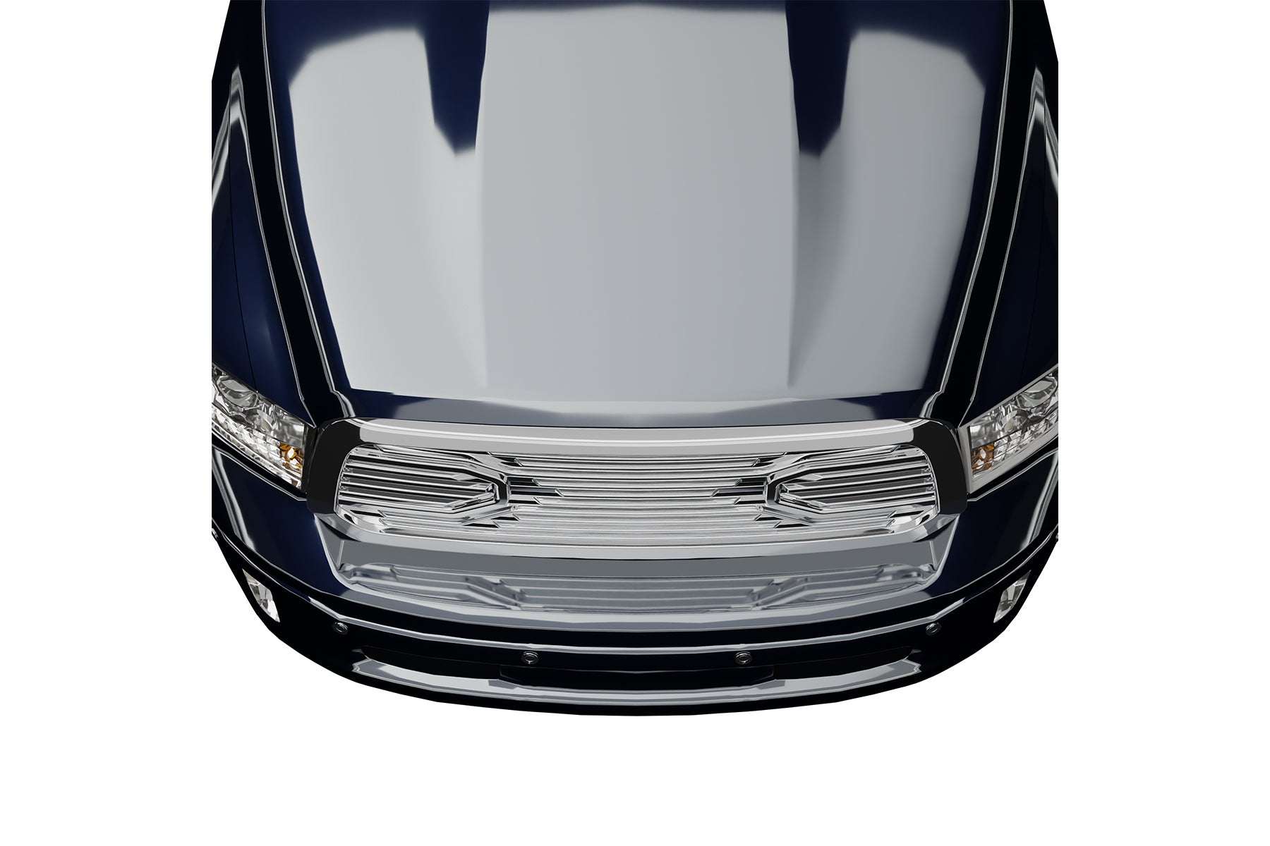 Premium ABS Chrome Big Horn Style Grille for 2013-2018 Dodge Ram 1500 | Direct Fit & UV-Resistant