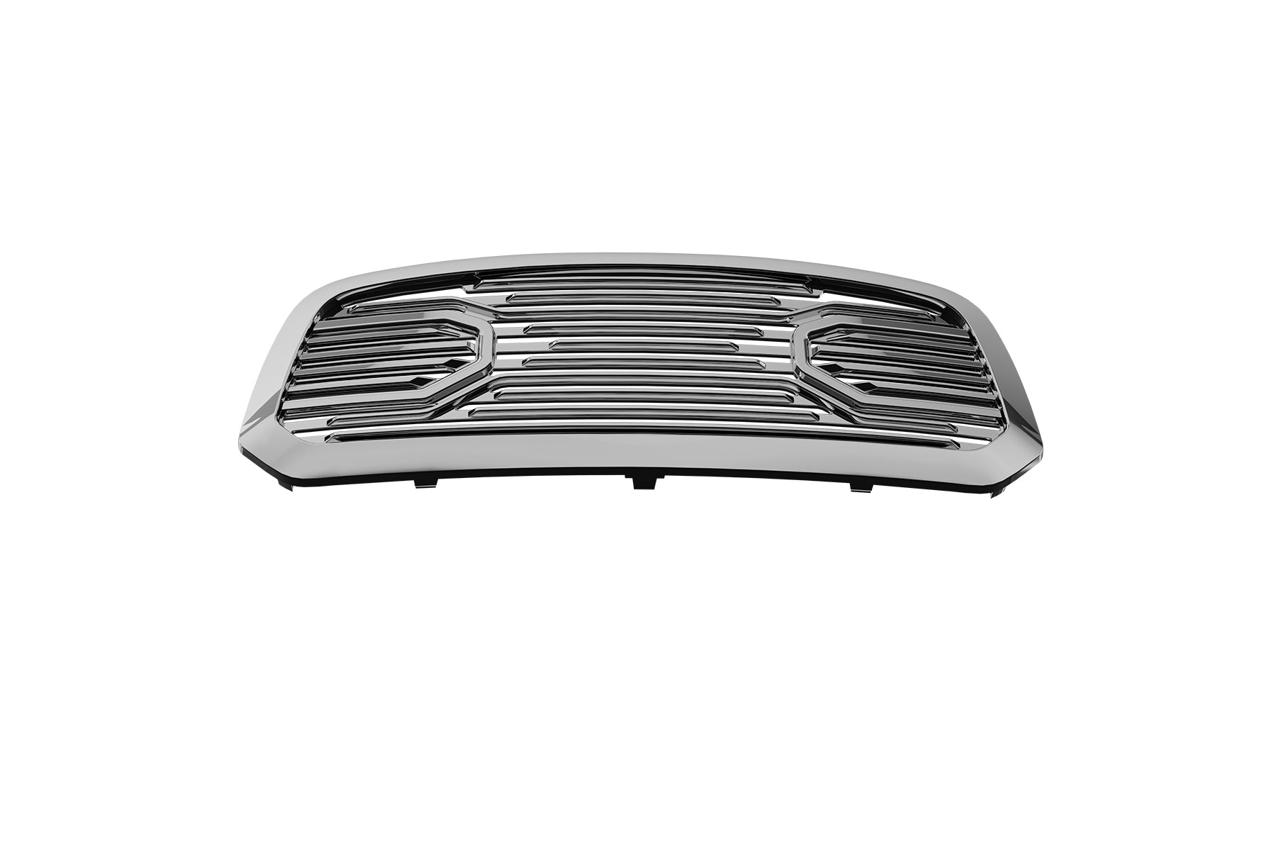 Premium ABS Chrome Big Horn Style Grille for 2013-2018 Dodge Ram 1500 | Direct Fit & UV-Resistant