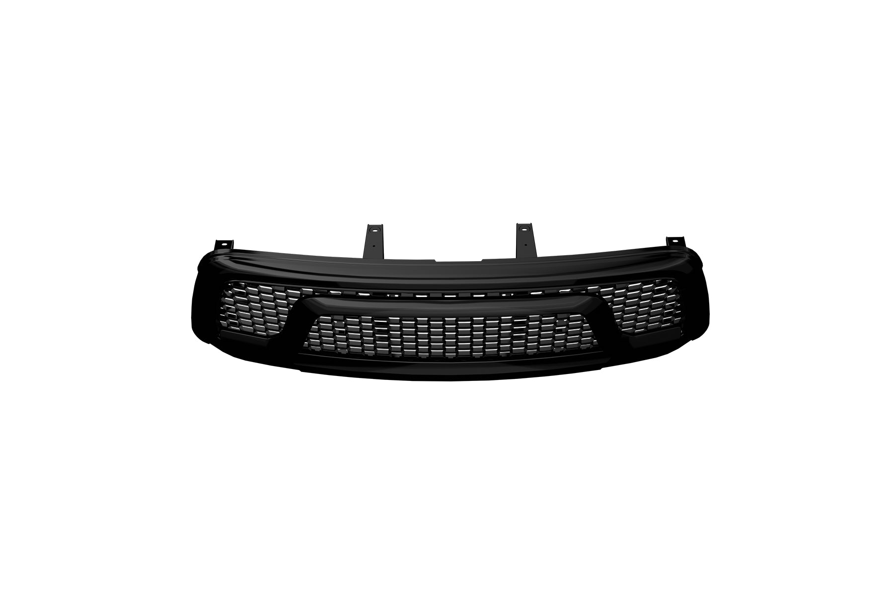 Premium ABS Gloss Black Rebel Style Honeycomb Mesh Grille for Ram 1500 2013-2022 Classic | Direct Fit & UV-Resistant