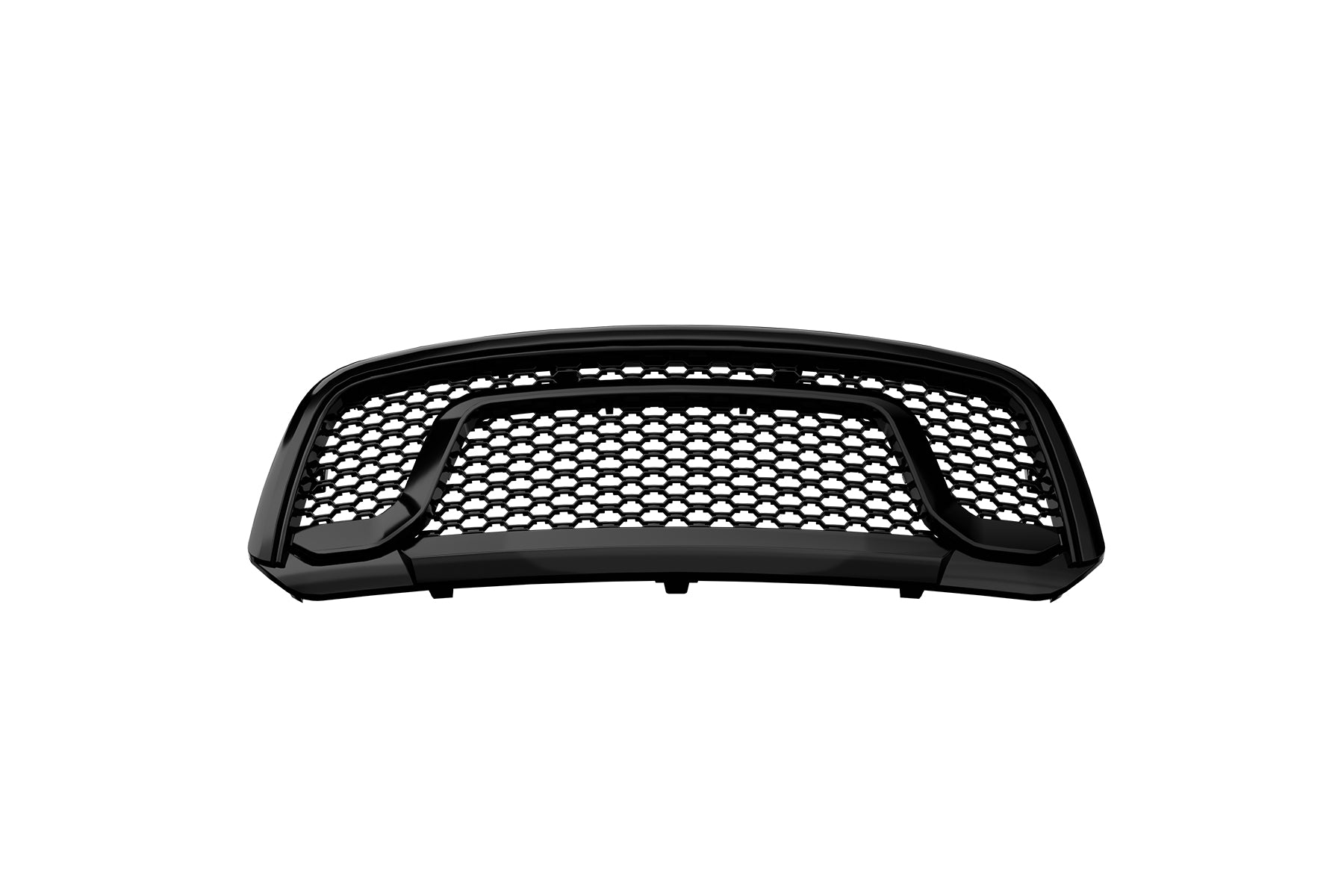 Premium ABS Gloss Black Rebel Style Honeycomb Mesh Grille for Ram 1500 2013-2022 Classic | Direct Fit & UV-Resistant