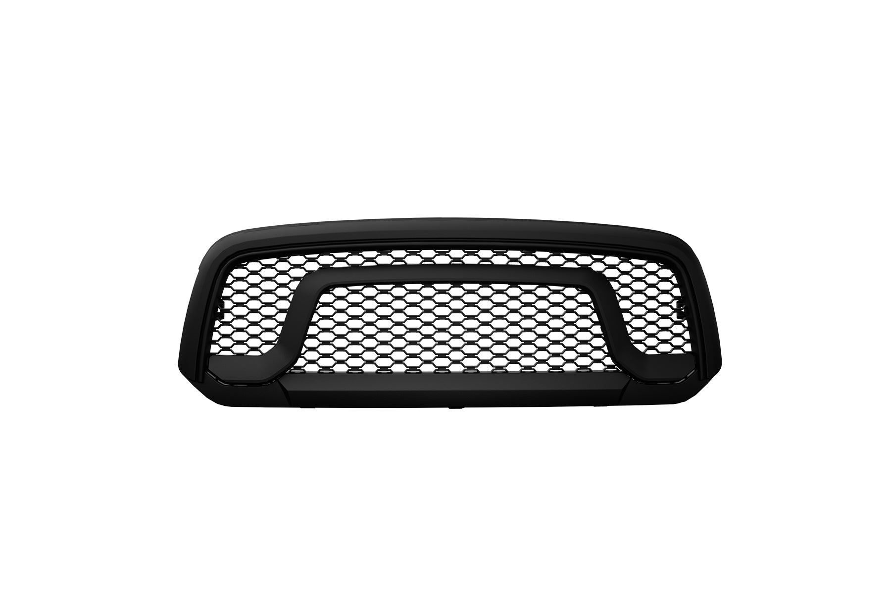 Premium ABS Matte Black Rebel Style Honeycomb Mesh Grille for Ram 1500 2013-2022 Classic | Direct Fit & UV-Resistant