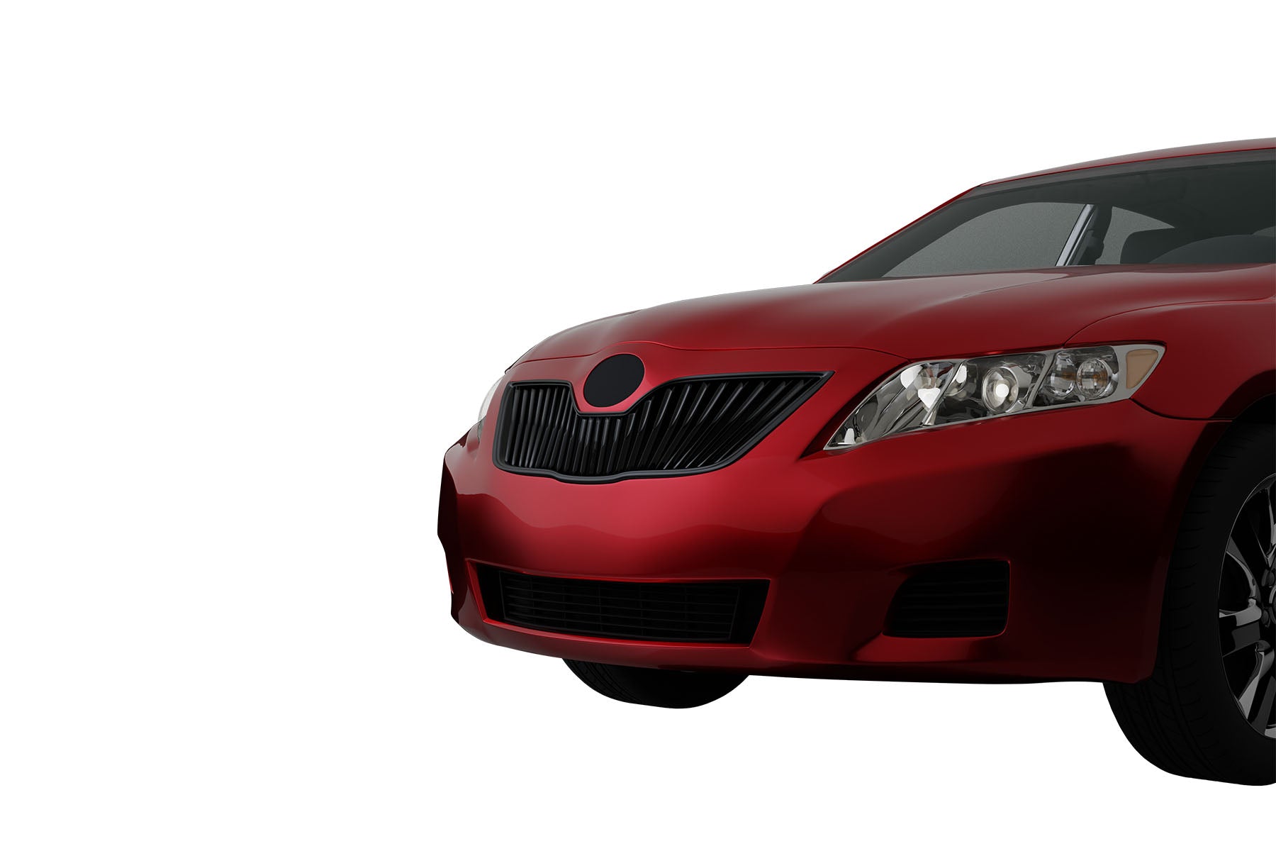 Premium ABS Gloss Black Vertical Grille for Toyota Camry 2010-2011 | Direct Fit & UV-Resistant