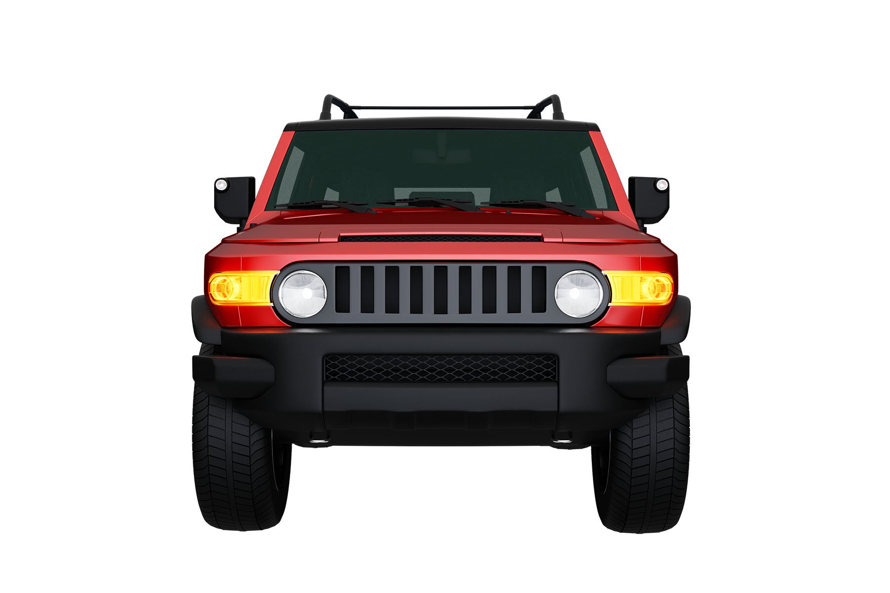 Premium ABS Gloss Black Vertical Grille for Toyota FJ Cruiser 2007-2014 | Direct Fit & UV-Resistant